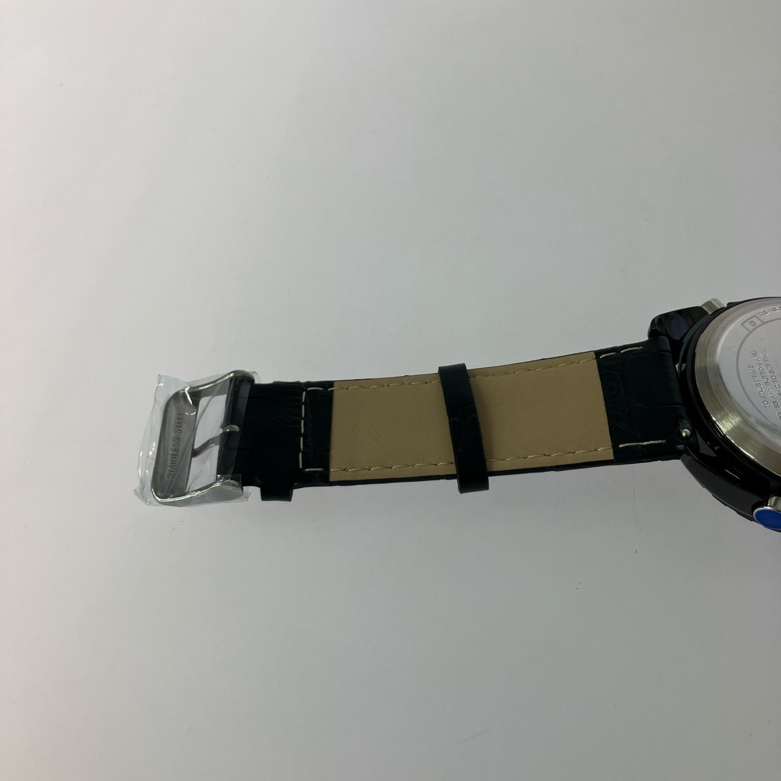 腕時計 MONTRE ROROI/G-31804/ドラムデジットウォッチ ブラック