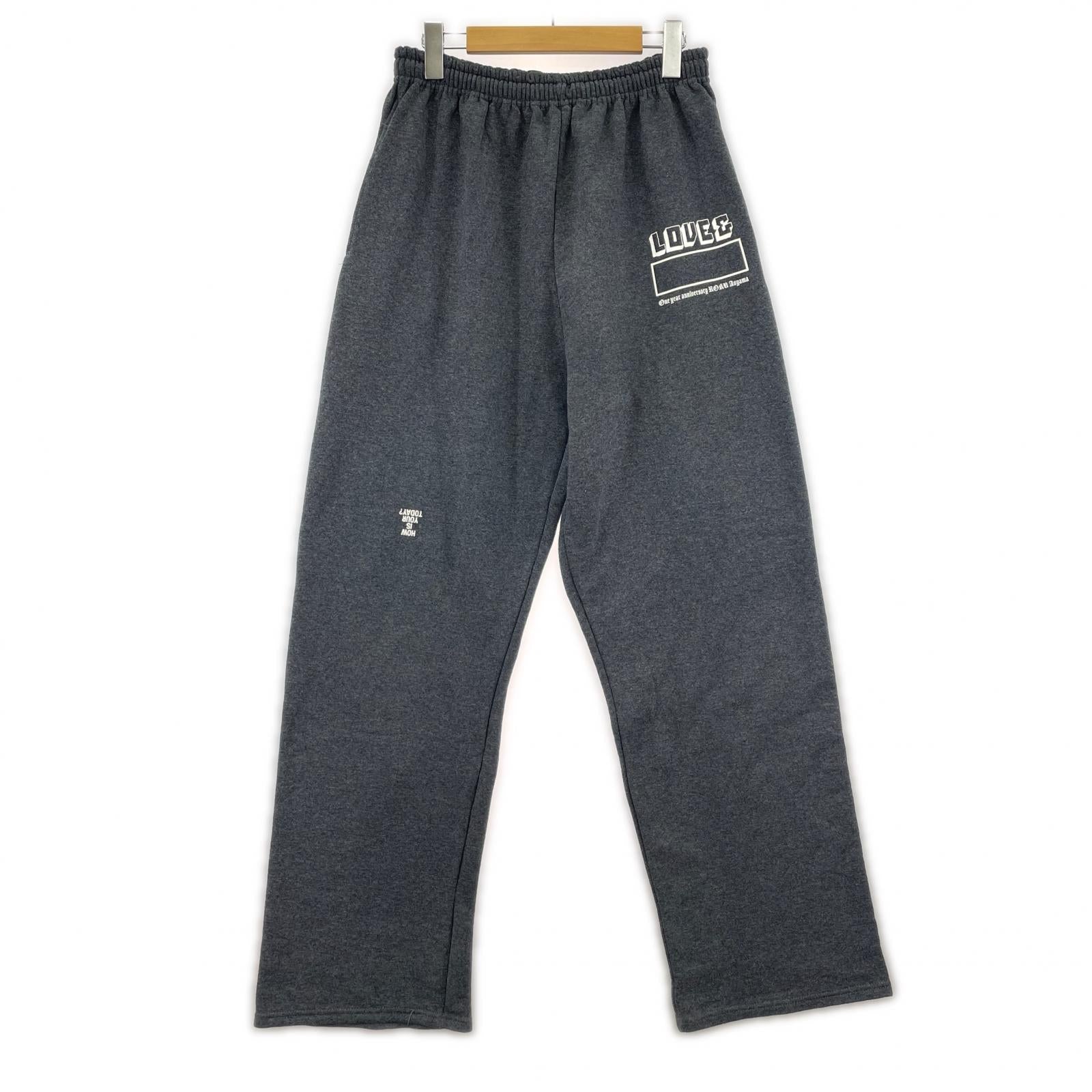 パンツ TODAY edition LOVE＆ 裏起毛スウェットパンツ　グレー　L L グレー