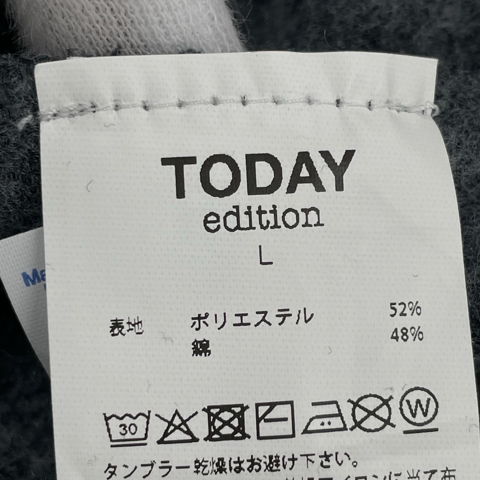 パンツ TODAY edition LOVE＆ 裏起毛スウェットパンツ　グレー　L L グレー