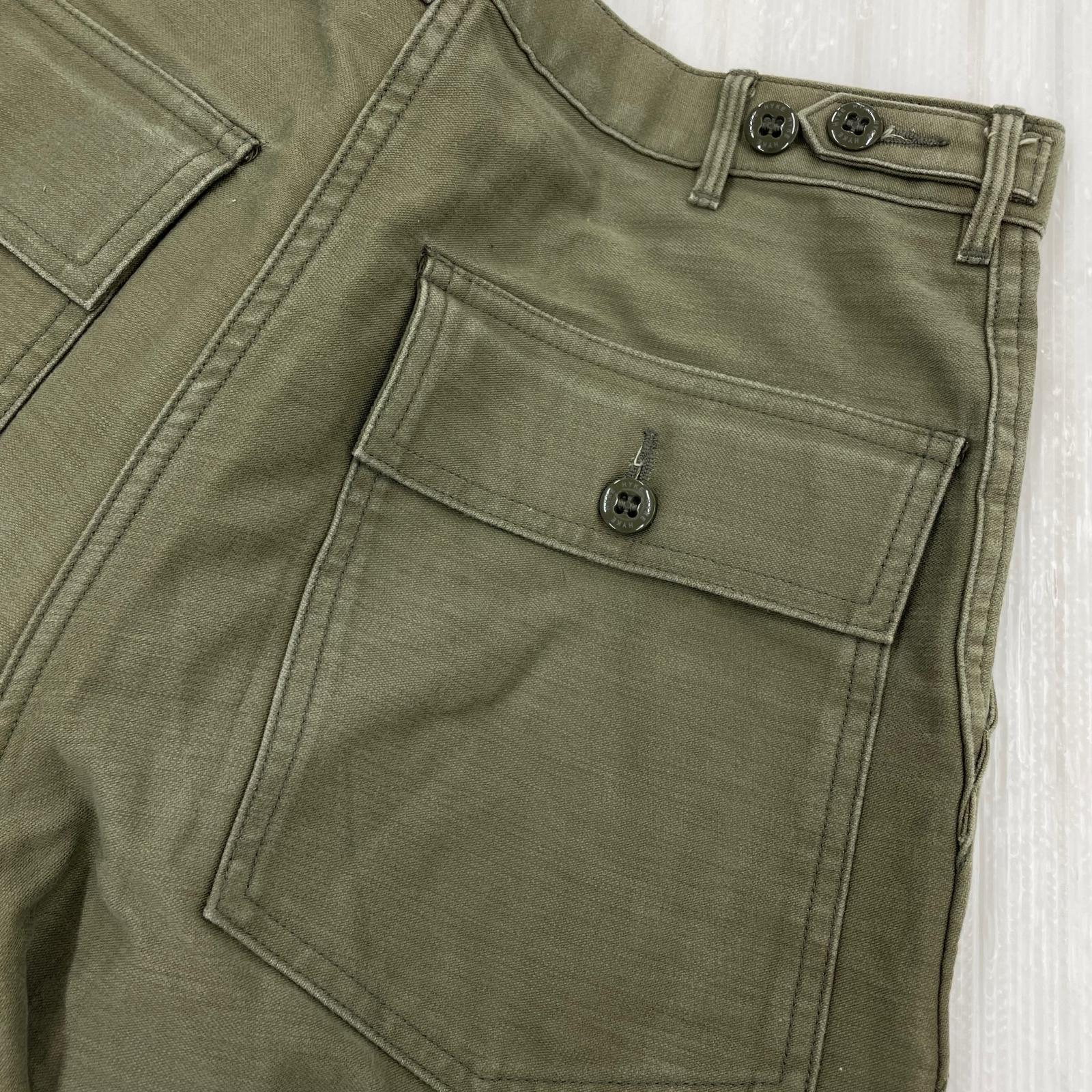 パンツ ベイカーパンツ　オリーブ　4　XL 4