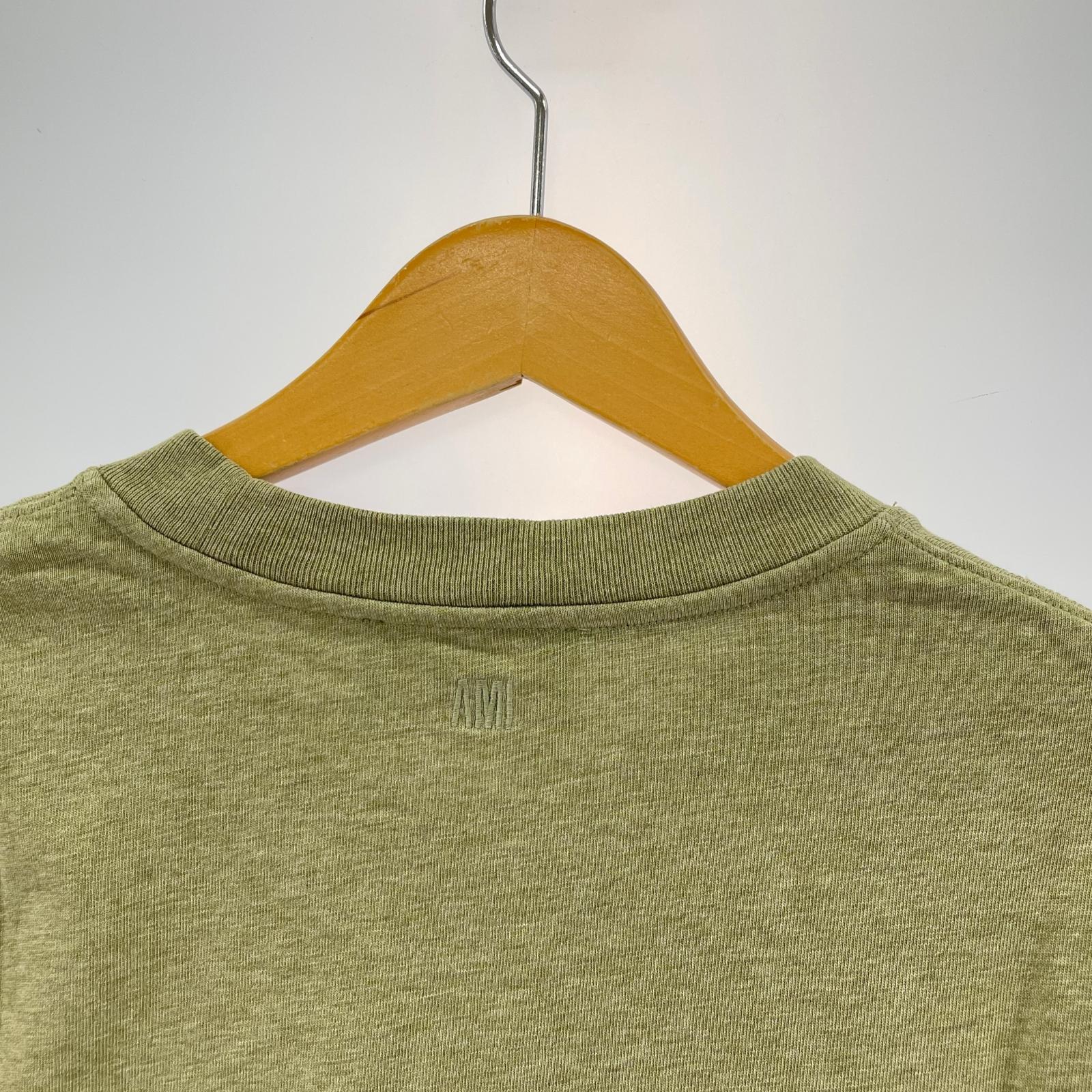 半袖Ｔシャツ 胸ロゴ刺繍 Tee カーキ　L L カーキ