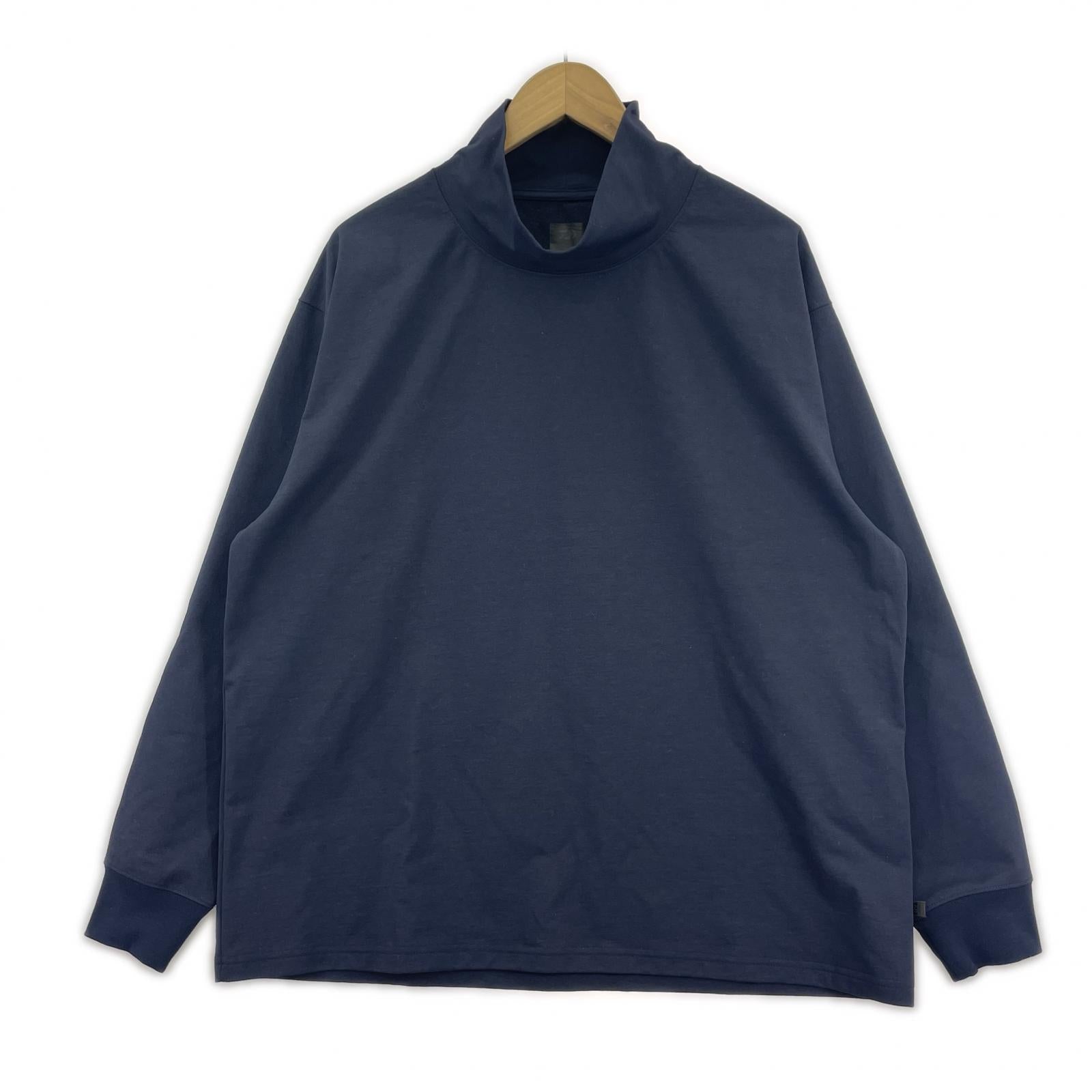 長袖Ｔシャツ TECH TURTLE NECK TEE L/S ネイビー　S S ネイビー