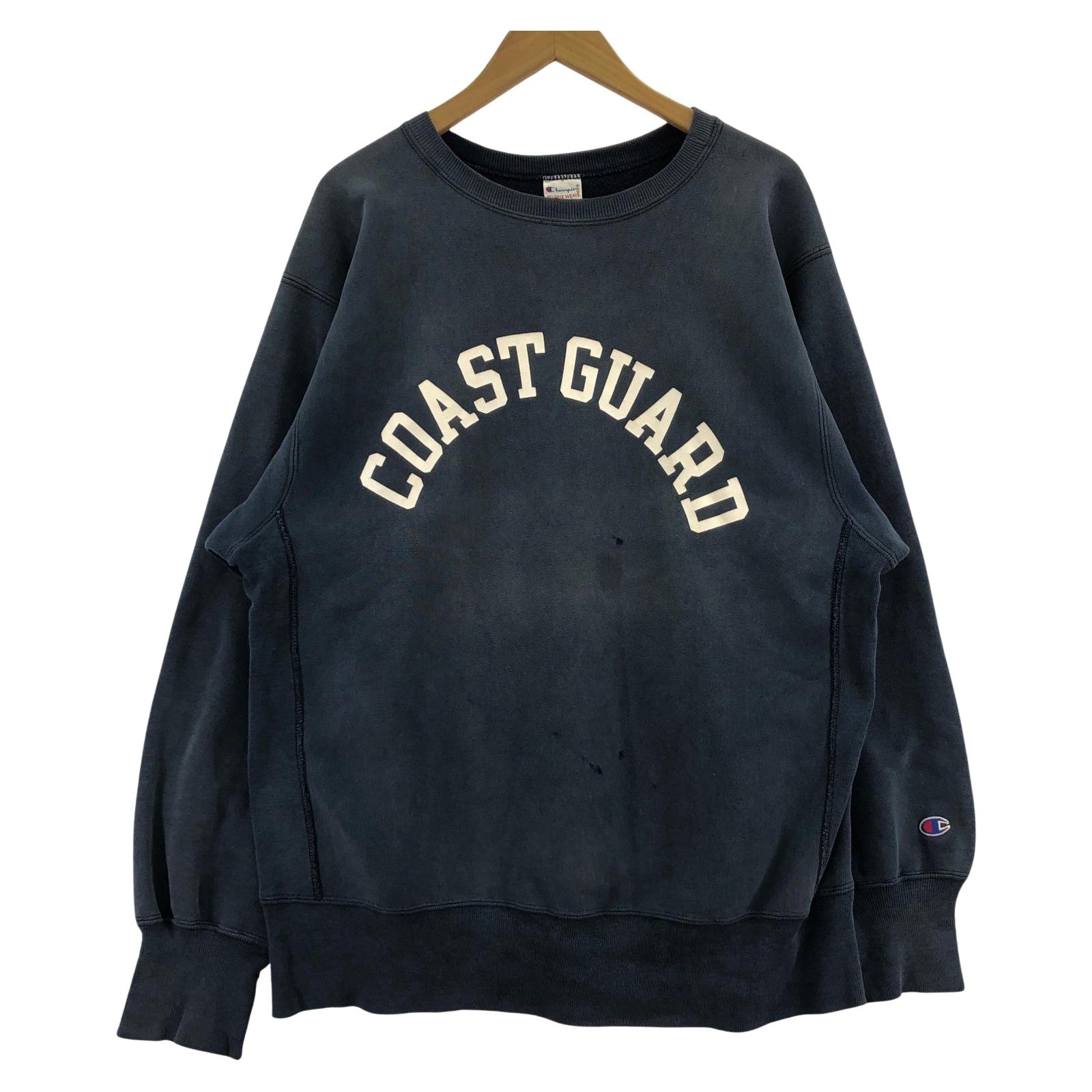 スウェット 90s COAST GUARD 紺 (XL) ブルー