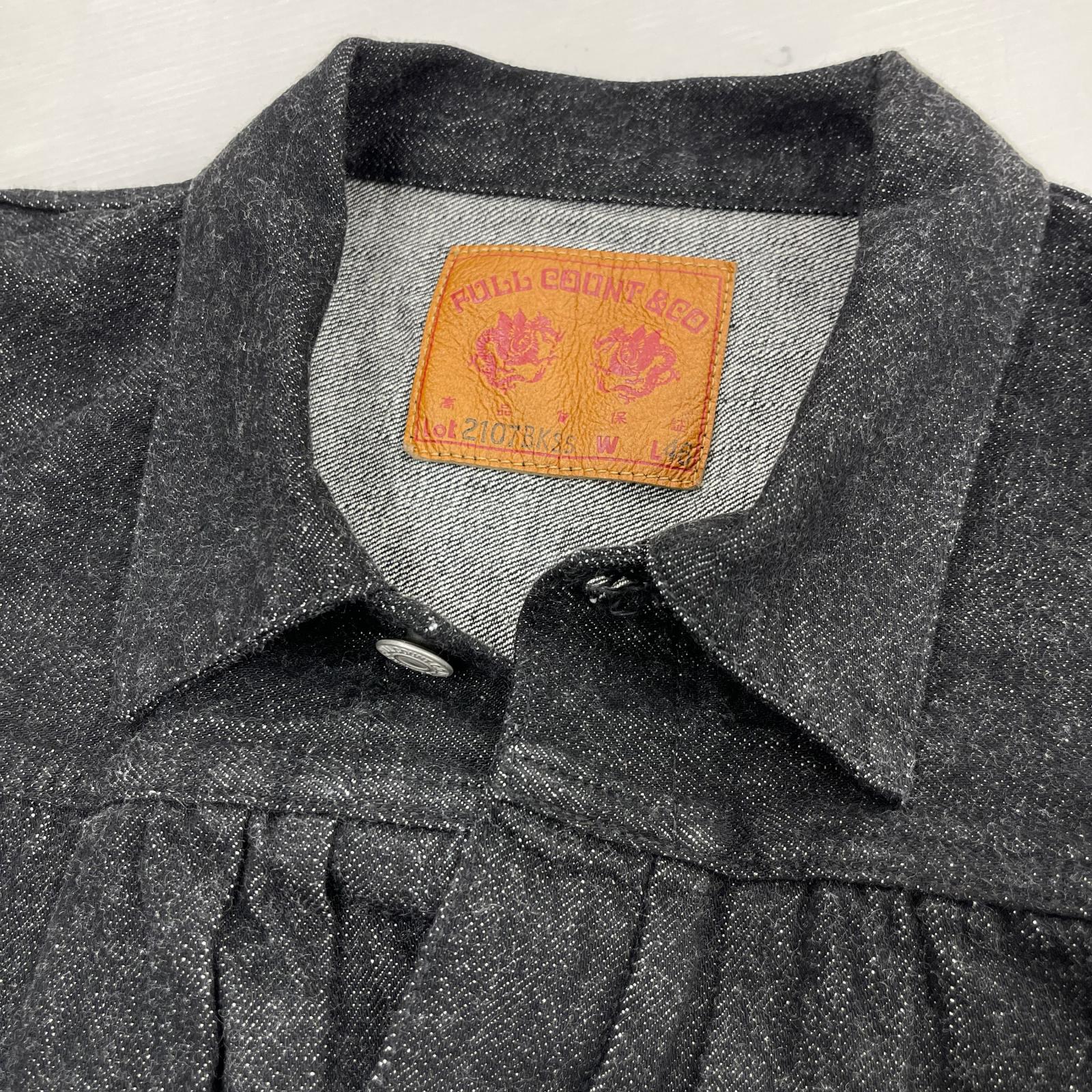 デニムジャケット 1st/Type1 Denim Jacket Super Smooth 46 ブラック