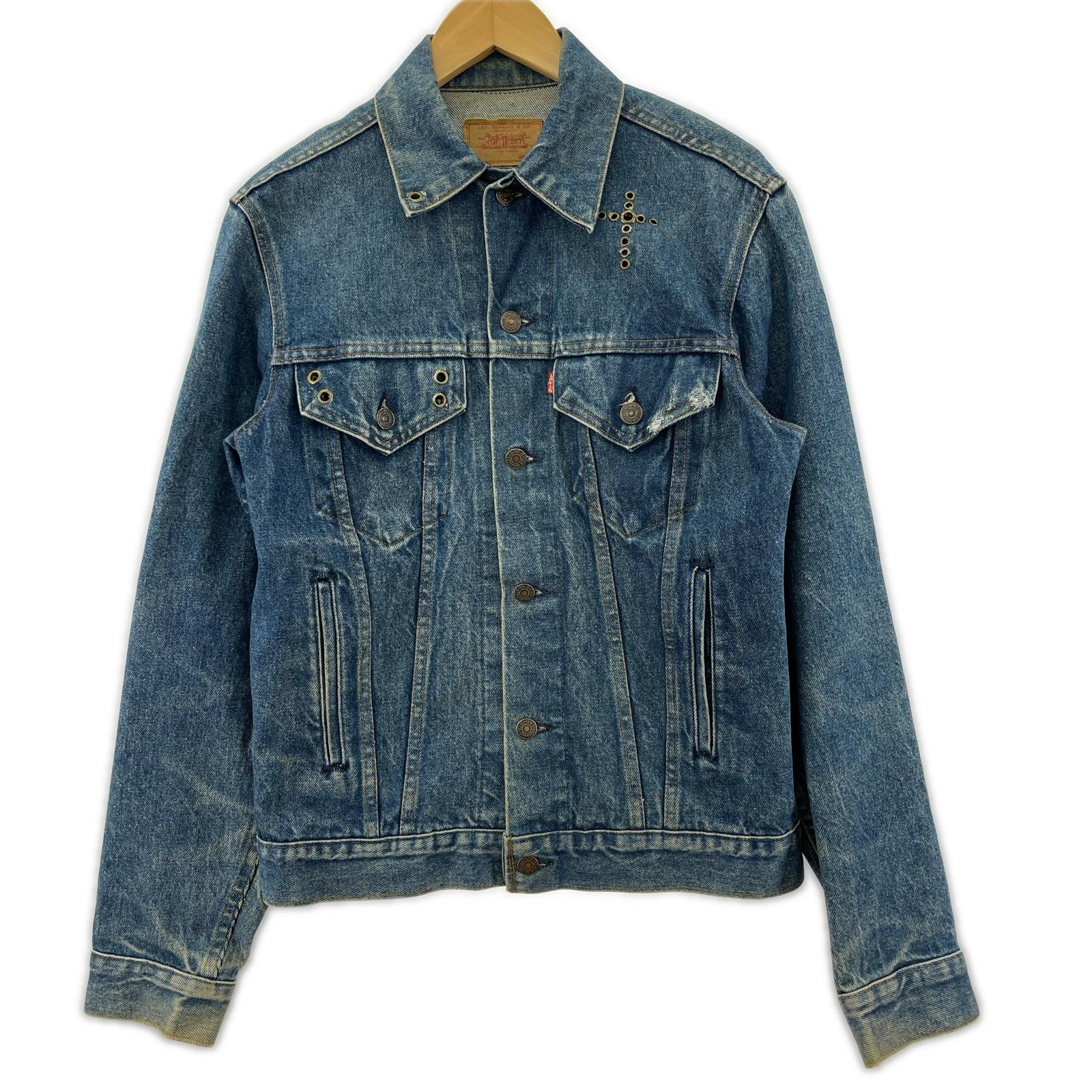 デニムジャケット 80s-90s USa製 71506 リメイク品 ブルー