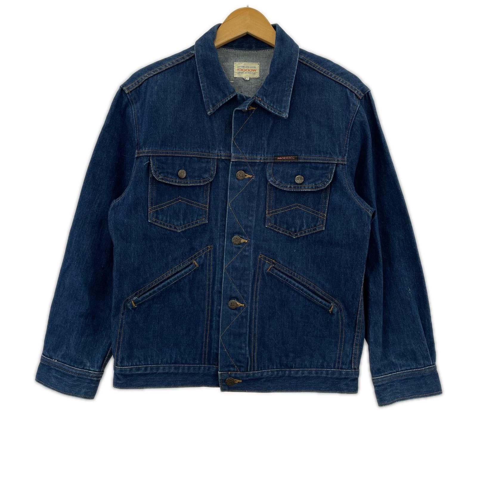 デニムジャケット 70s MODOC 4P ｲﾝﾃﾞｨｺﾞ (L) L ネイビー