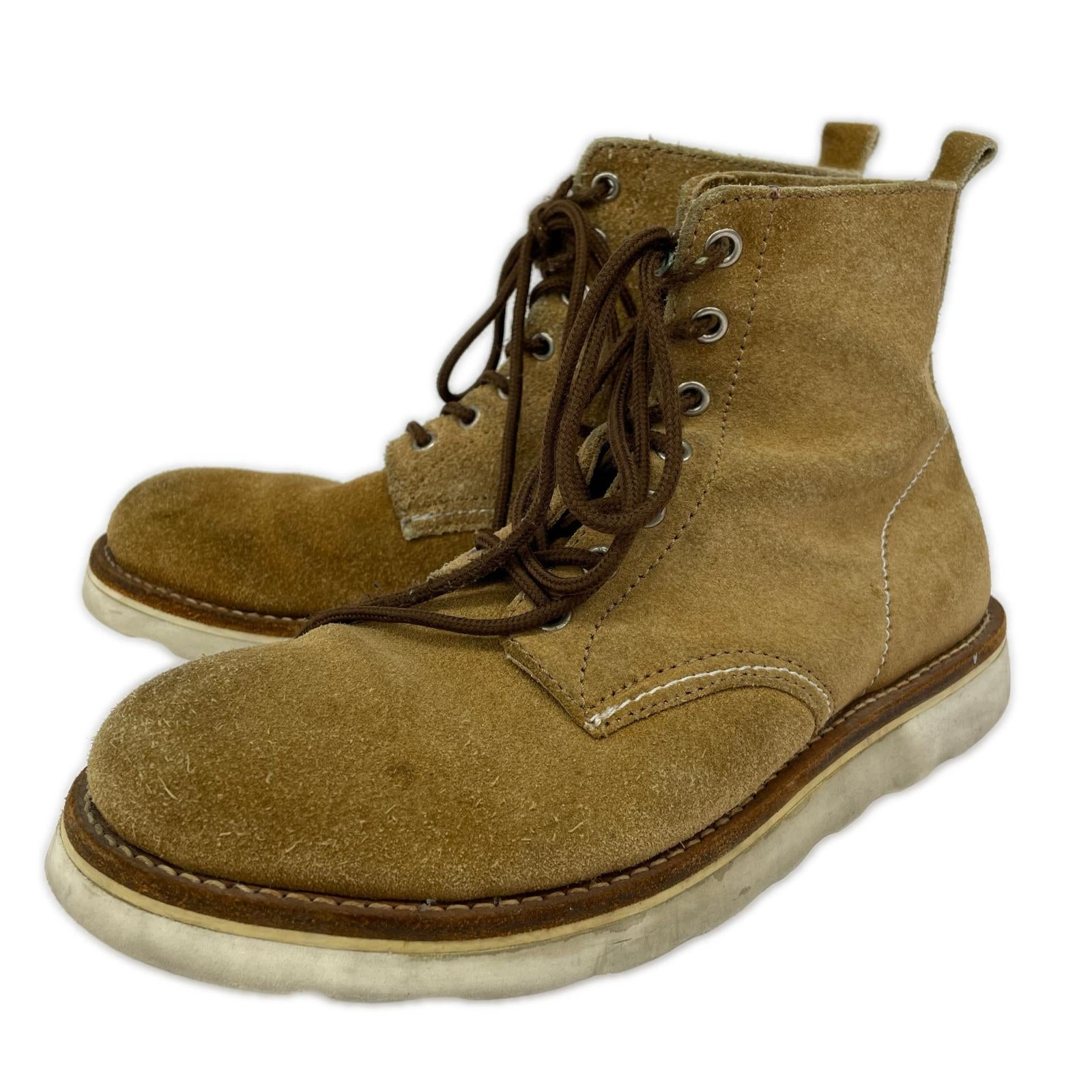 ブーツ LABORER SHOES スエード (8) ブラウン