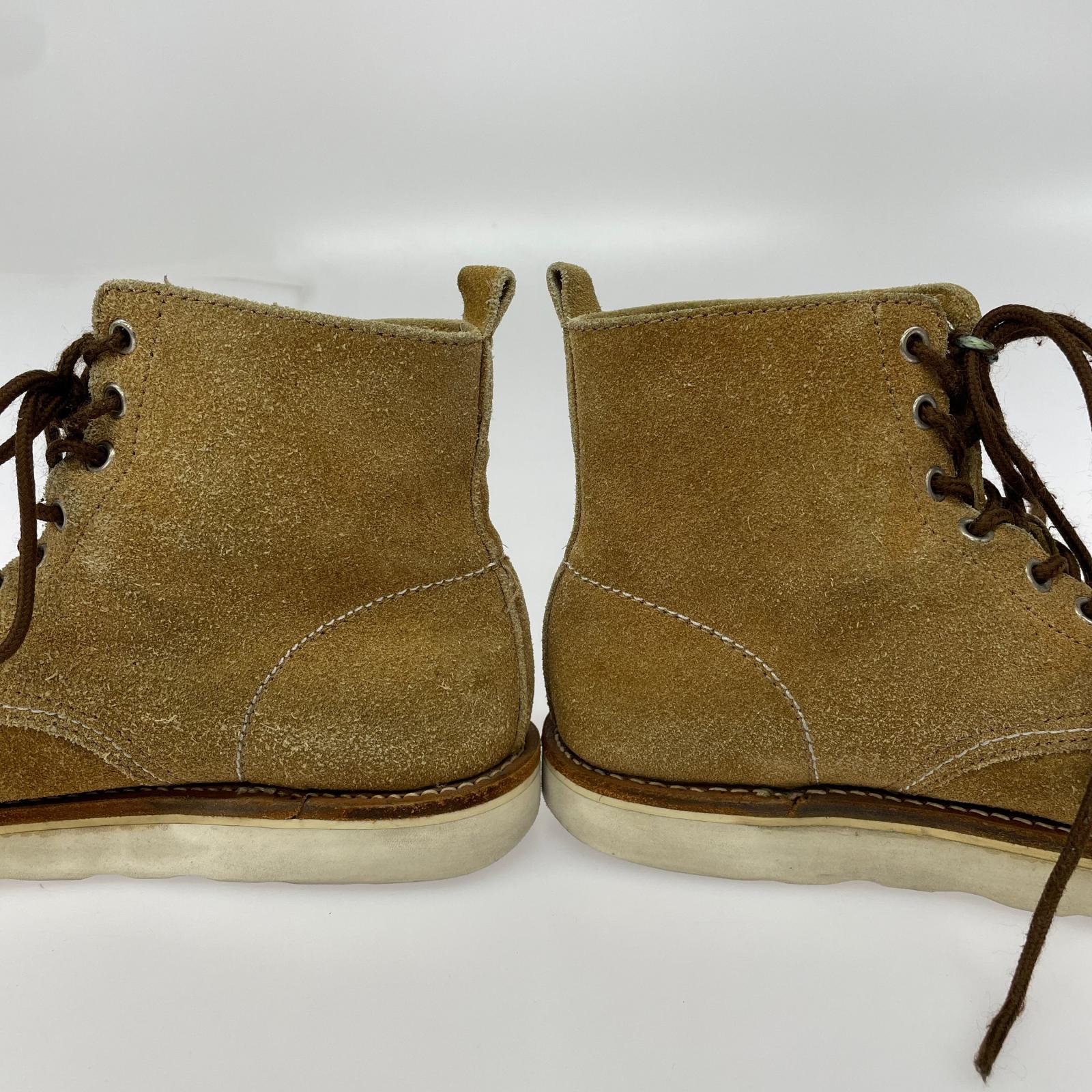 ブーツ LABORER SHOES スエード (8) ブラウン