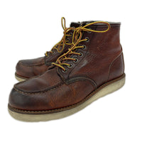 ブーツ hawkins モックトウ 茶 24.5cm (US6 1/2 UK6 EU39) ブラウン