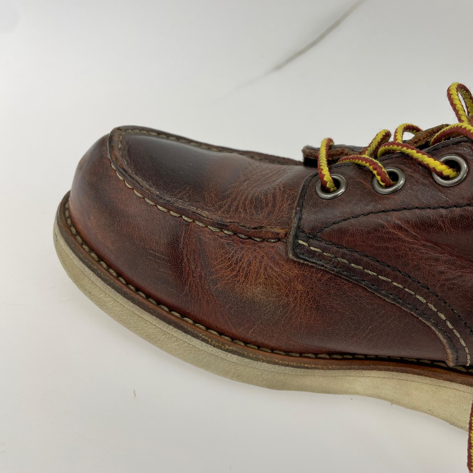 ブーツ hawkins モックトウ 茶 24.5cm (US6 1/2 UK6 EU39) ブラウン