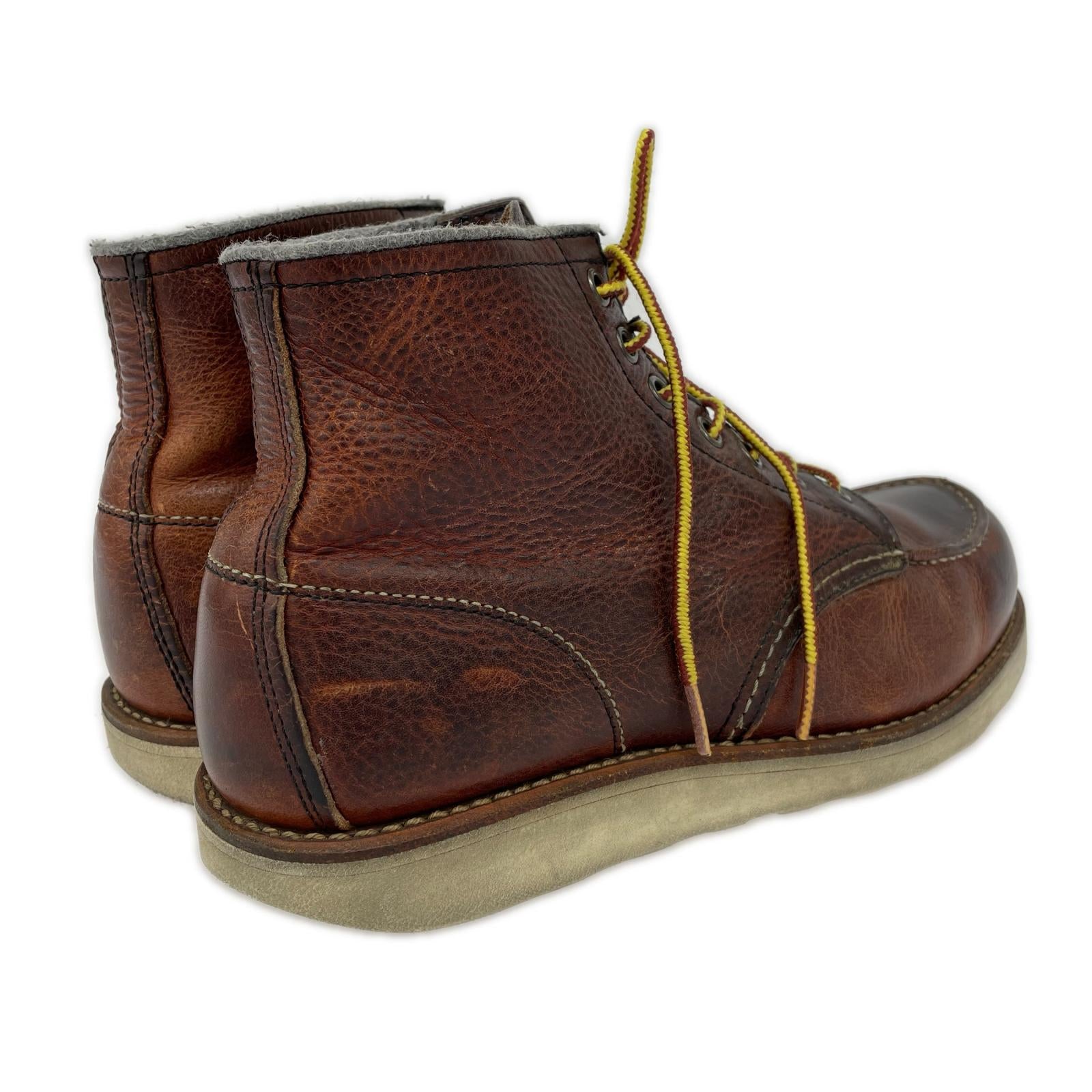 ブーツ hawkins モックトウ 茶 24.5cm (US6 1/2 UK6 EU39) ブラウン
