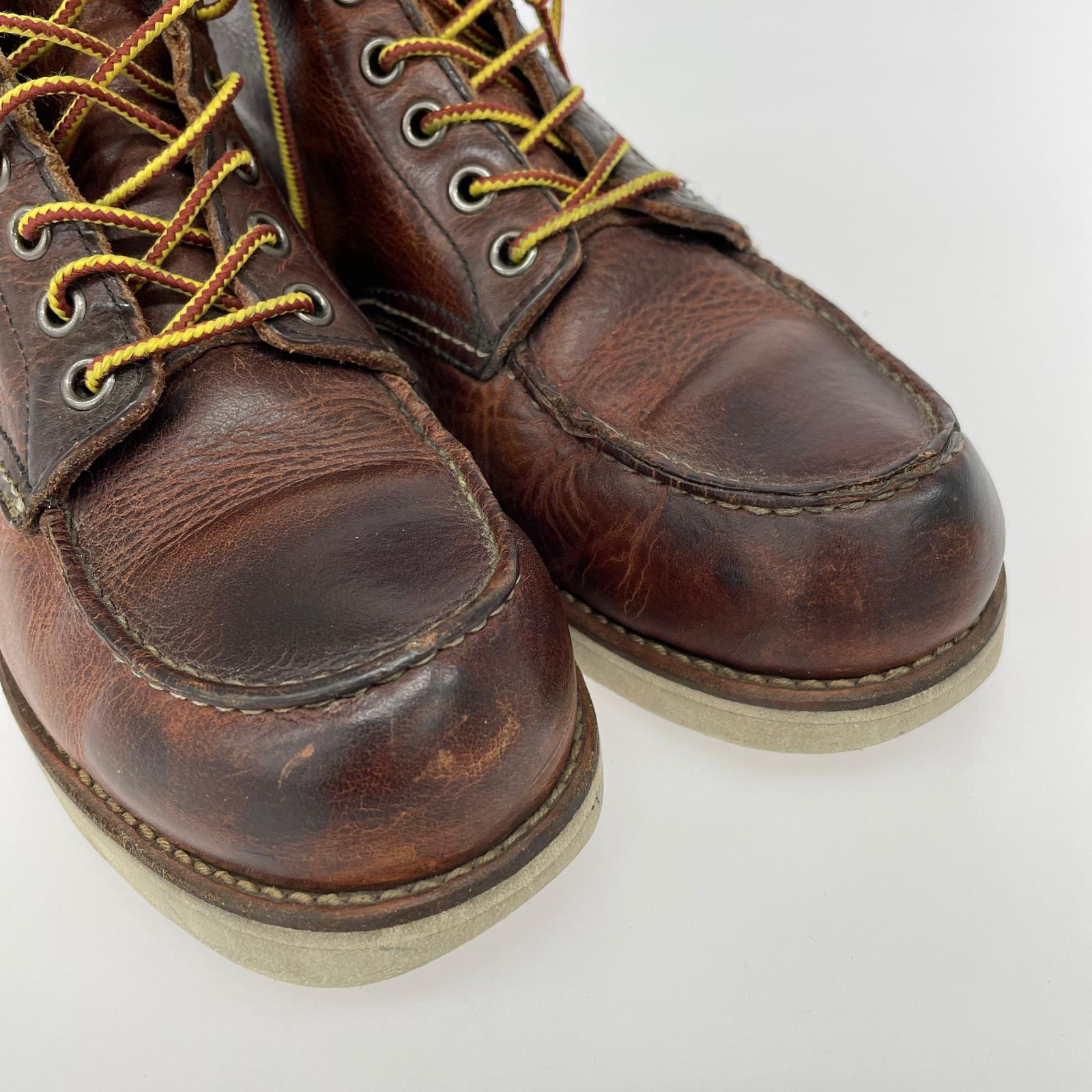 ブーツ hawkins モックトウ 茶 24.5cm (US6 1/2 UK6 EU39) ブラウン