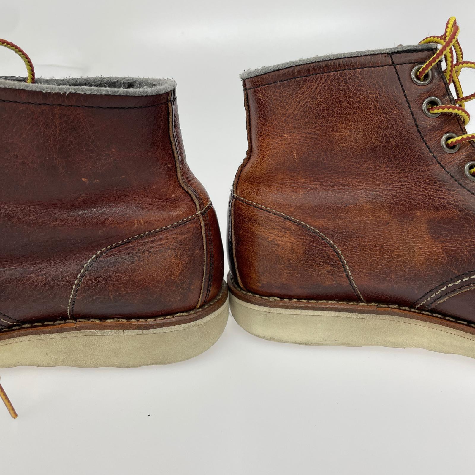 ブーツ hawkins モックトウ 茶 24.5cm (US6 1/2 UK6 EU39) ブラウン