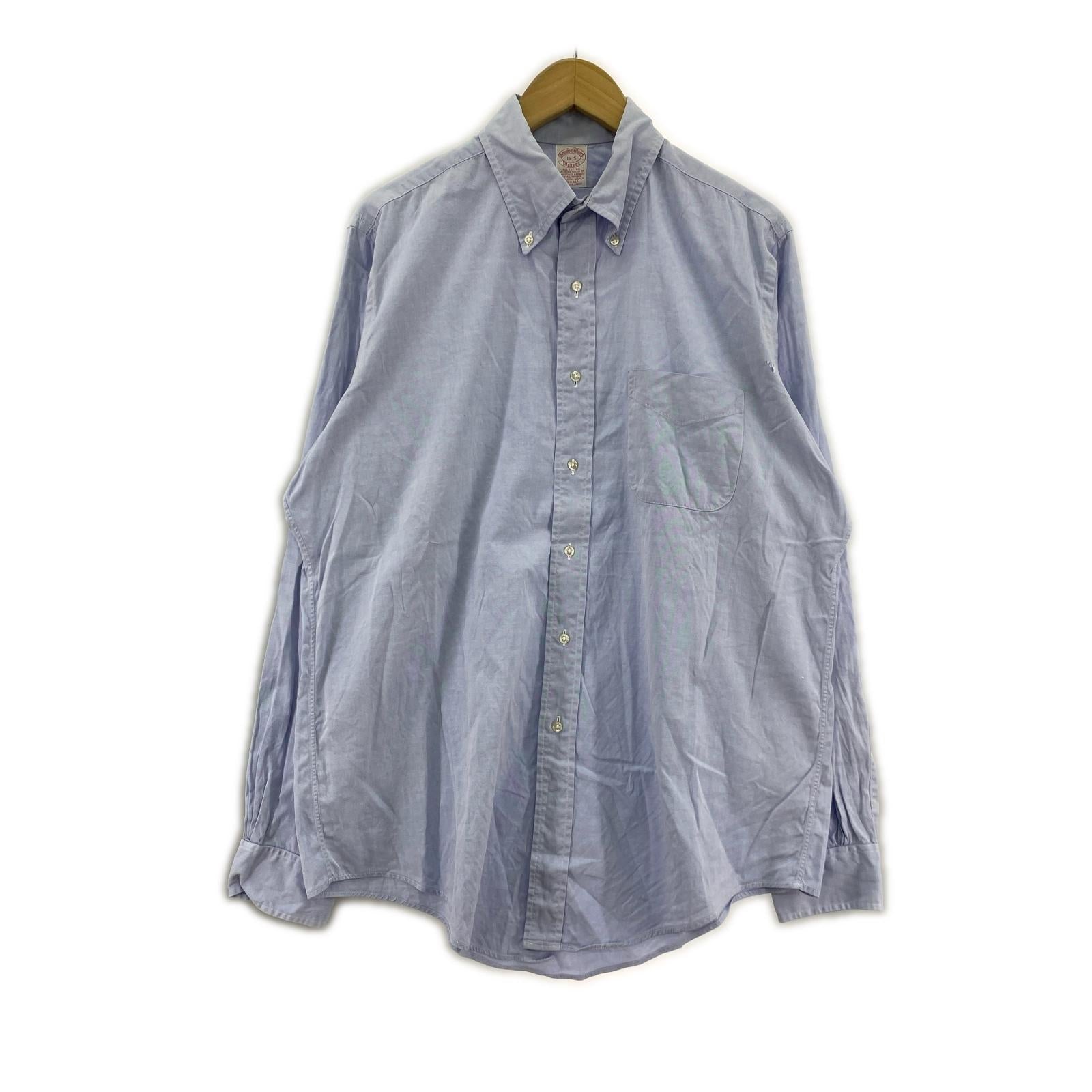 長袖シャツ USA製 80s~90s Makers BD SHIRT ライトブルー ブルー