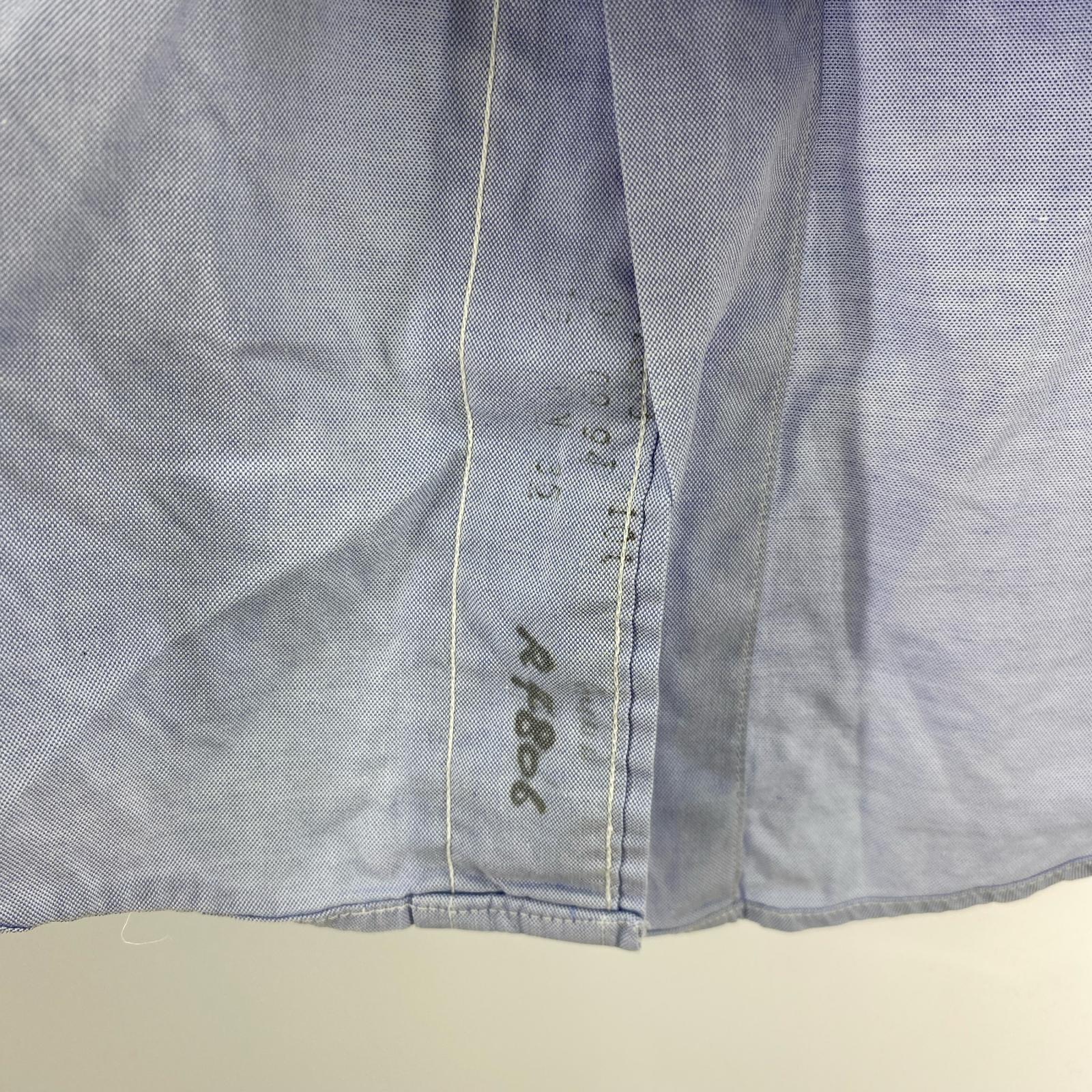 長袖シャツ USA製 80s~90s Makers BD SHIRT ライトブルー ブルー