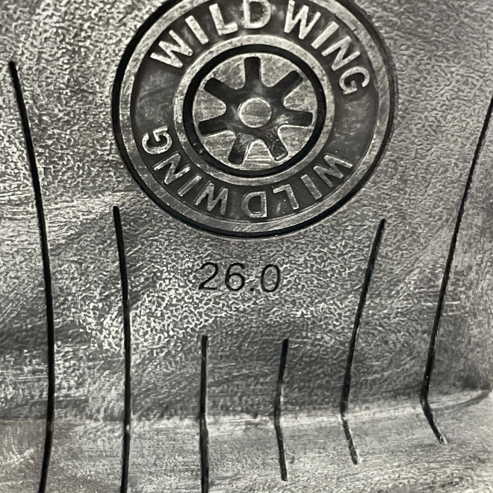 ブーツ WILDWING レースアップブーツ 26cm 26cm (US8 UK7 1/2 EU42) ブラック