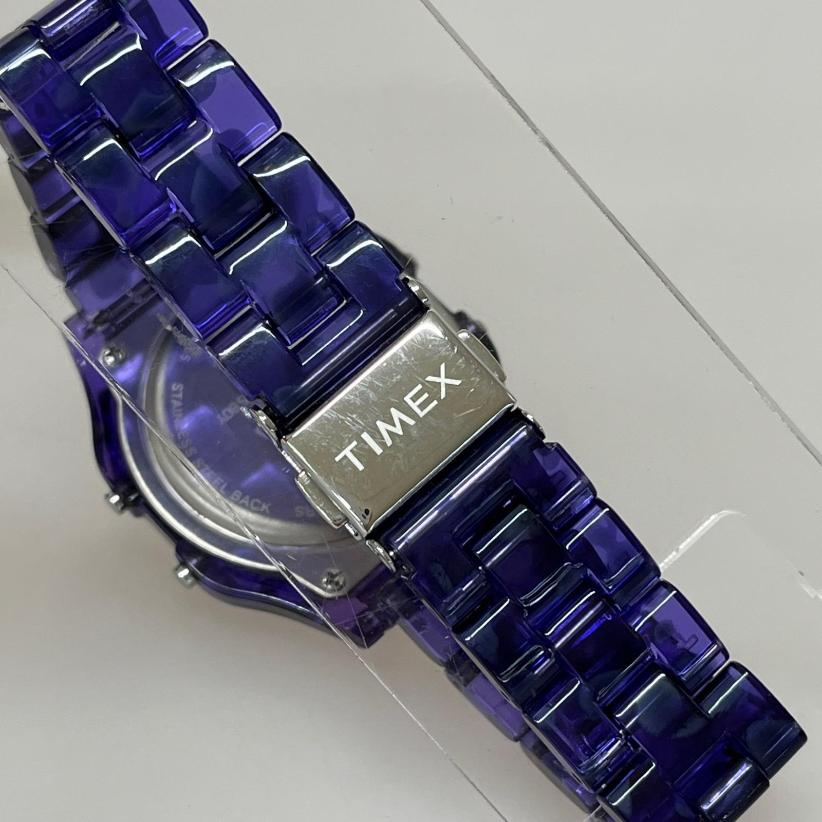 腕時計 BEAMS BOY TIMEX Classic Digital Purple パープル