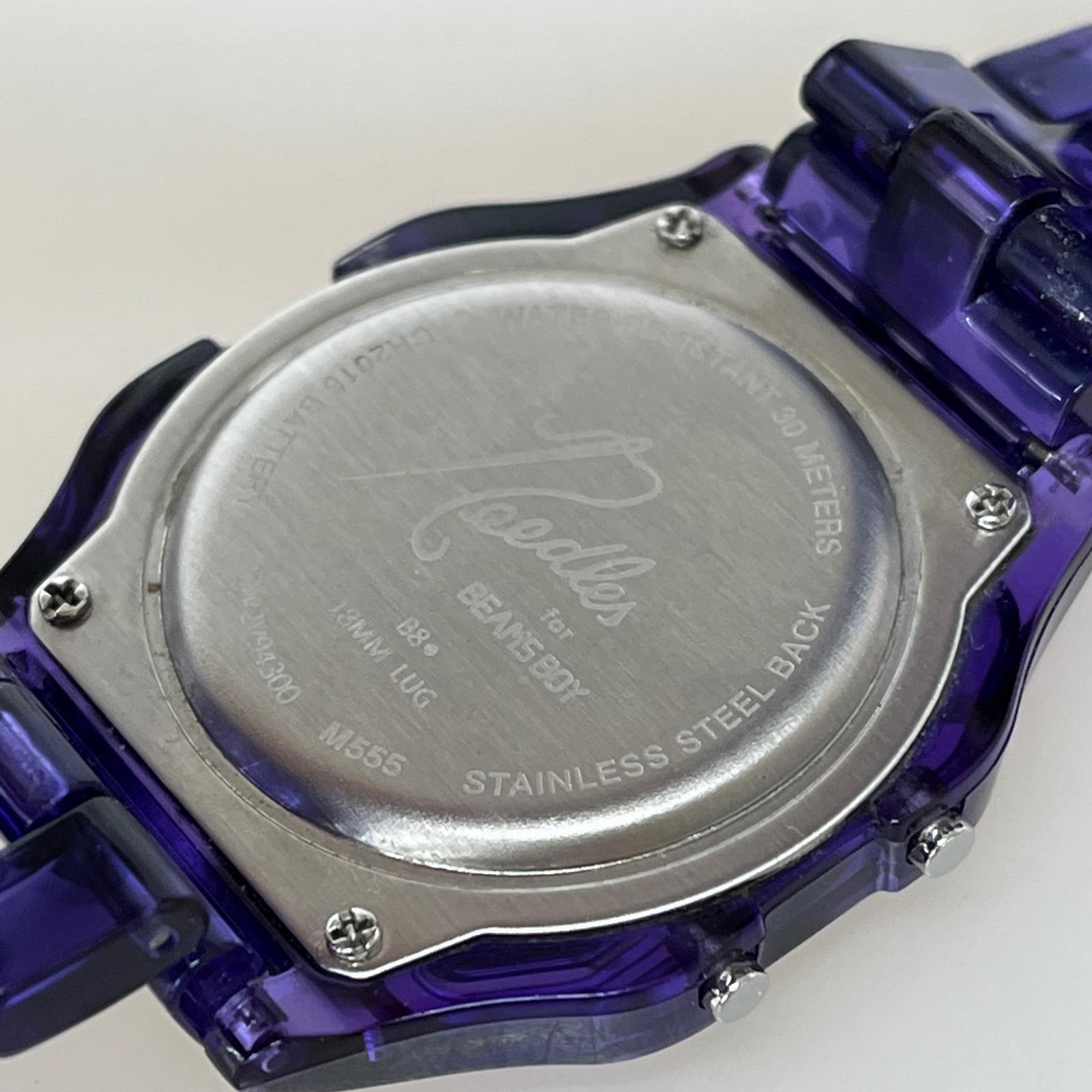 腕時計 BEAMS BOY TIMEX Classic Digital Purple パープル