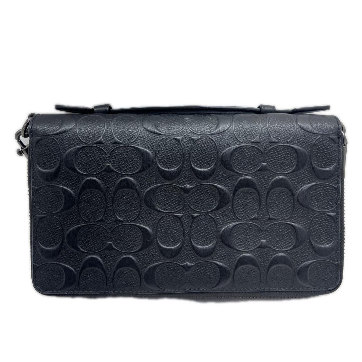 COACH ダブルジップ トラベルオーガナイザー ブラック