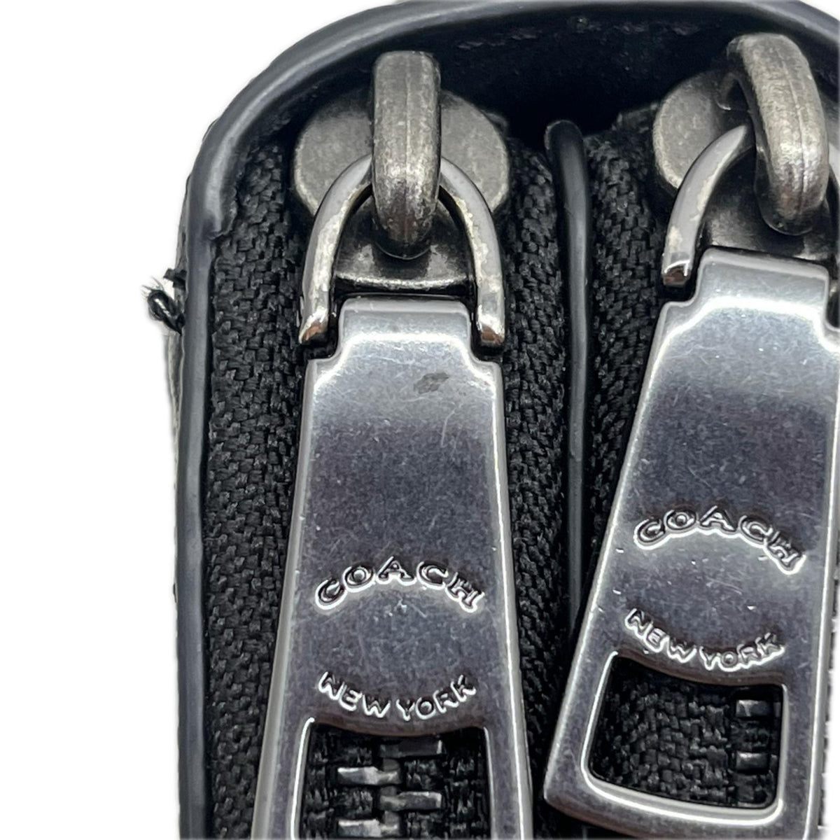 COACH ダブルジップ トラベルオーガナイザー ブラック