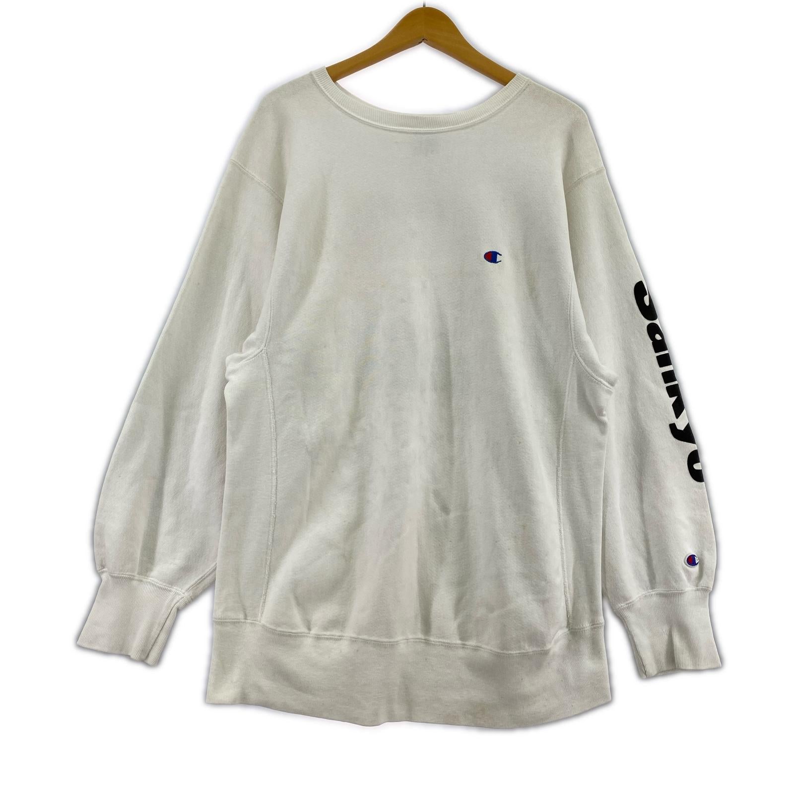 スウェット 90s リバースウィーブ SANKYO 白 (XL) ホワイト