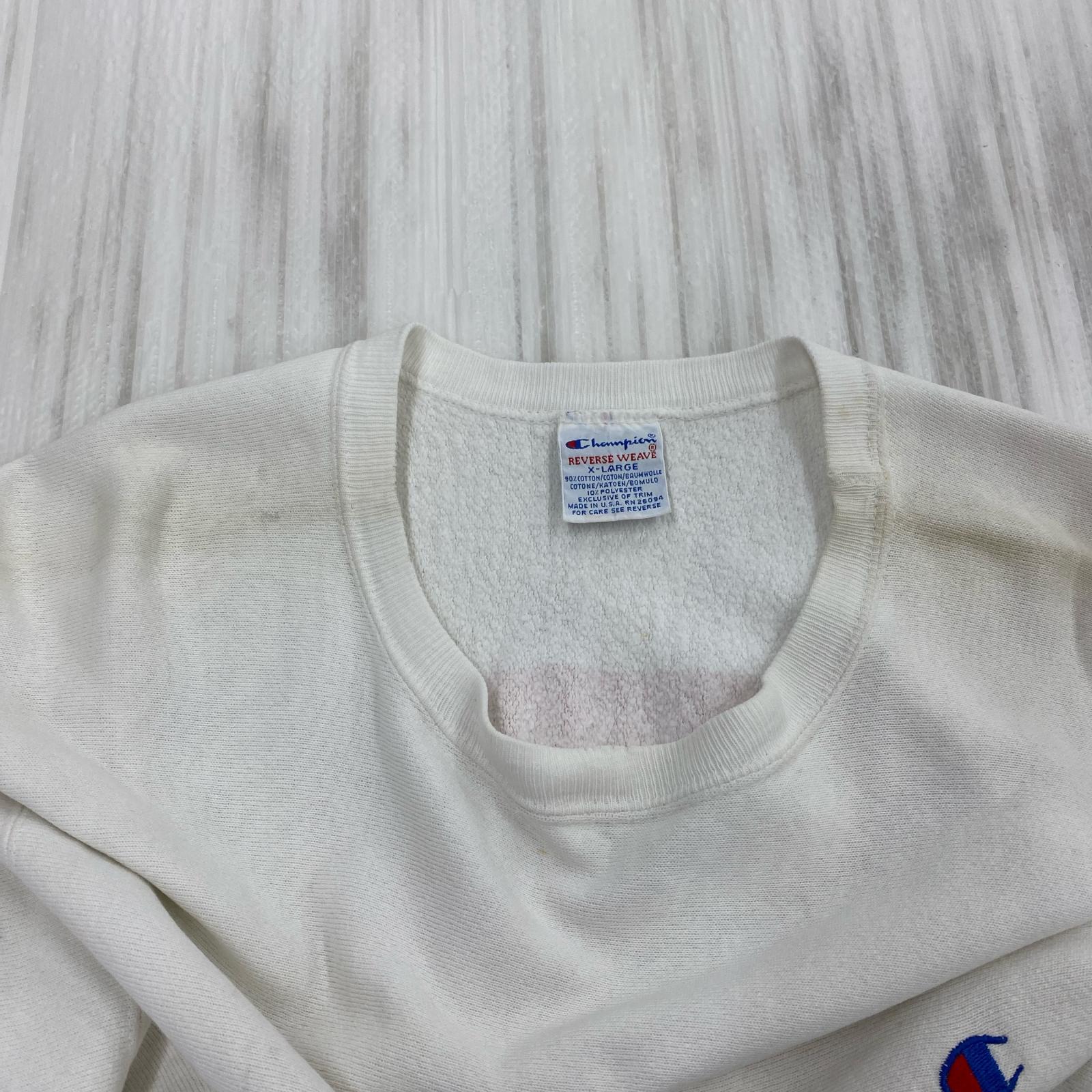 スウェット 90s リバースウィーブ SANKYO 白 (XL) ホワイト