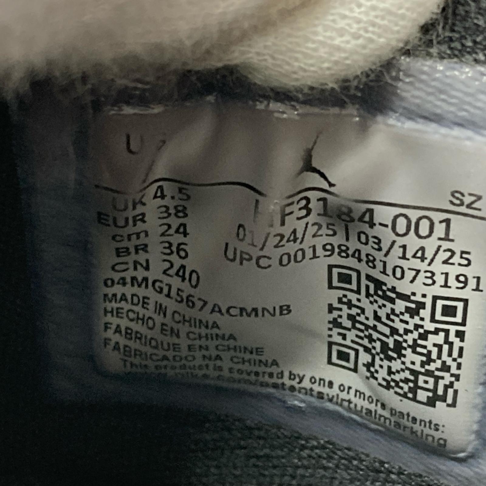 スニーカー AIR JORDAN 1 BROOKLYN LOW/HF3184-001 24 ブラック