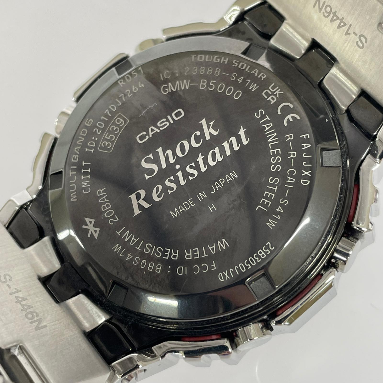 腕時計 CASIO G-SHOCK GMW-B5000 フルメタル 腕時計 タフソーラー ブラック