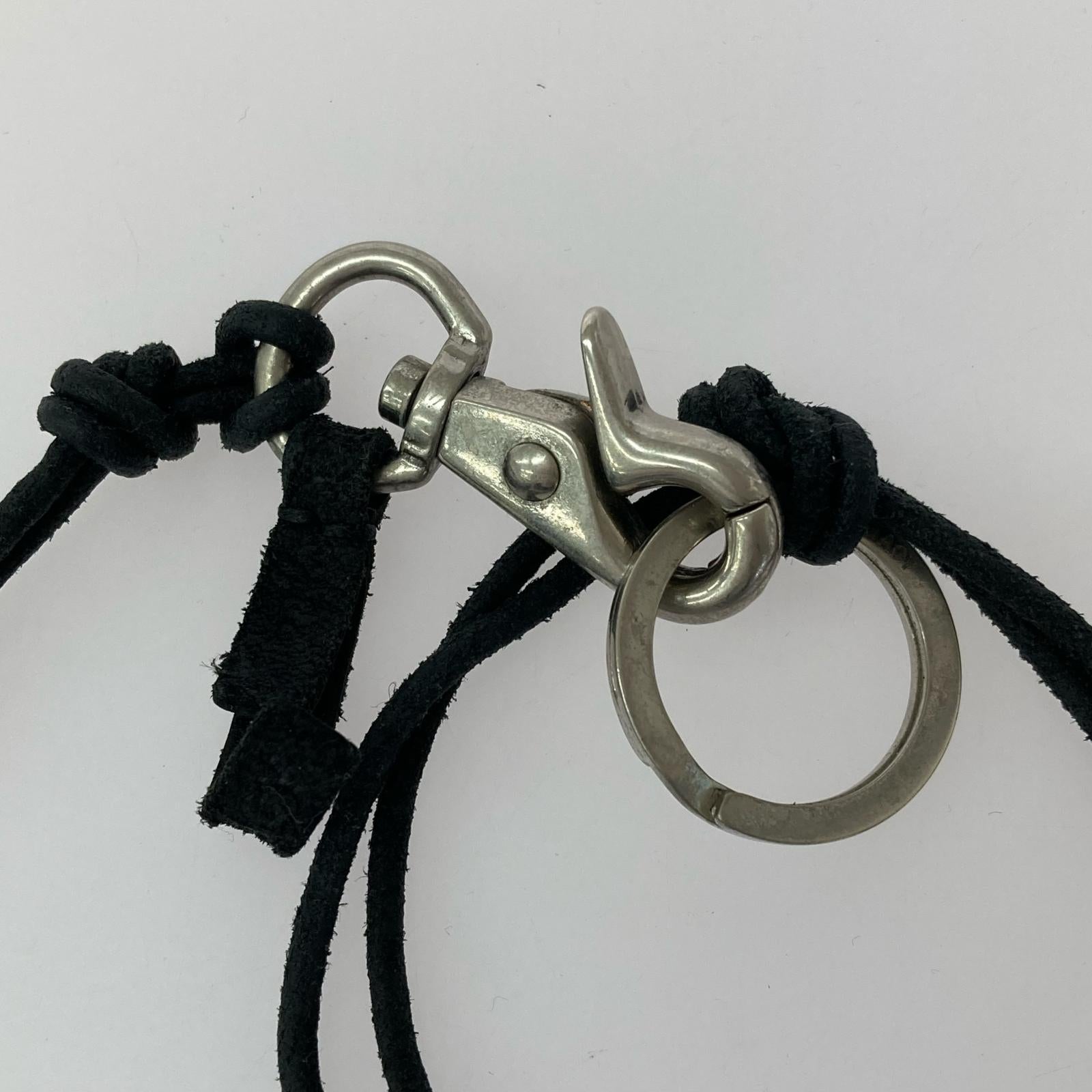 ネックレス Ladon レザーネックレス 黒 ブラック