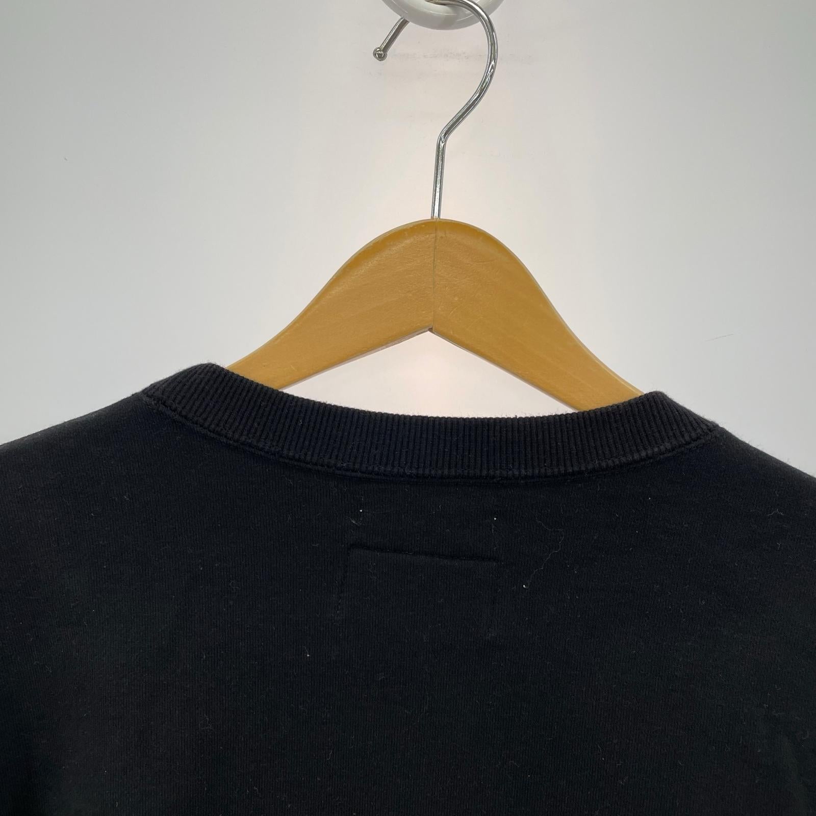 スウェット ×doublet 18AW エンブロイダリースウェット S ブラック