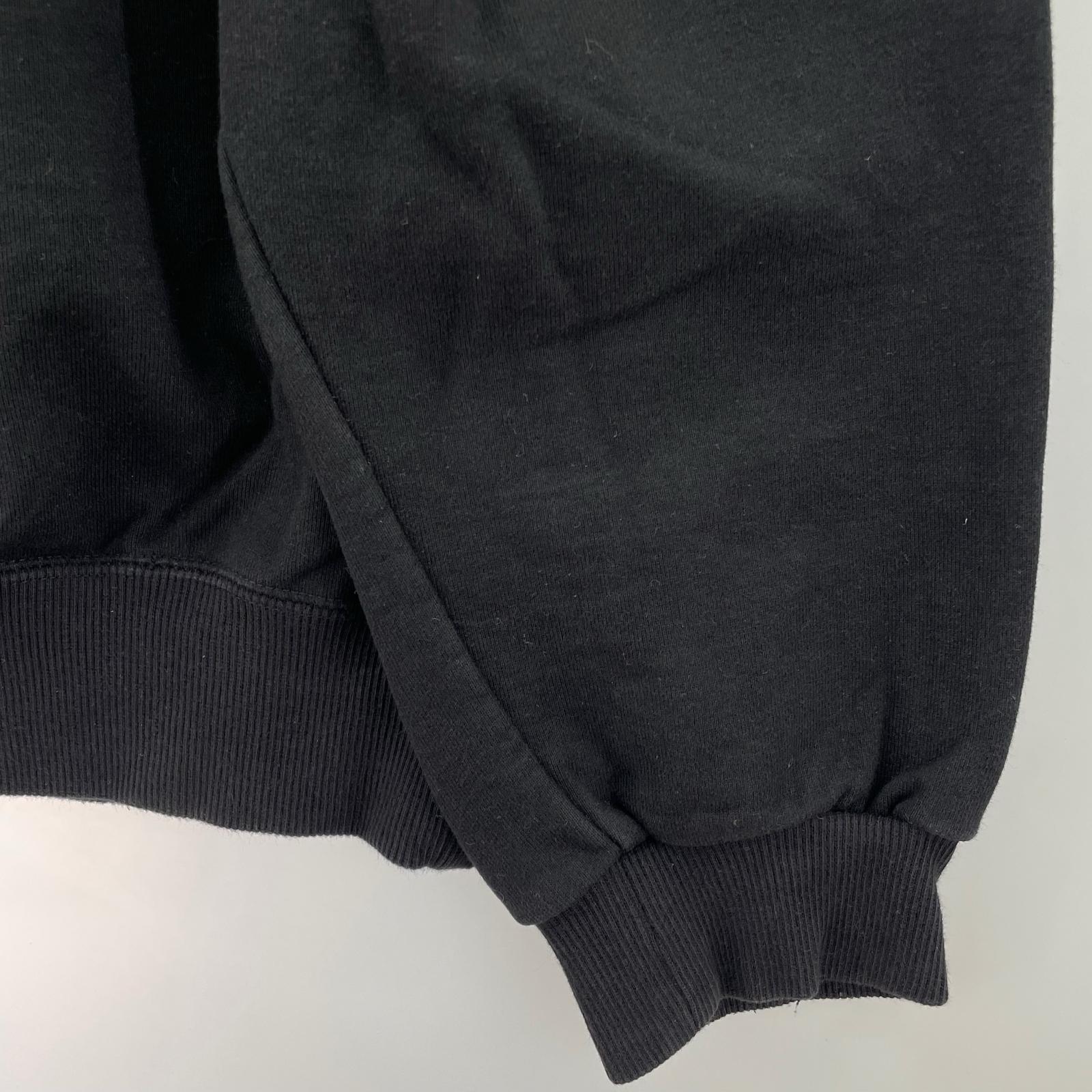 スウェット ×doublet 18AW エンブロイダリースウェット S ブラック