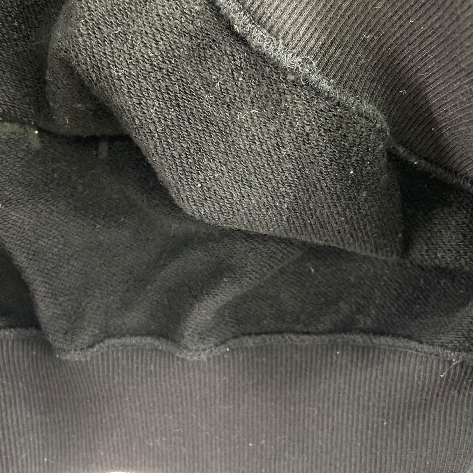 スウェット ×doublet 18AW エンブロイダリースウェット S ブラック
