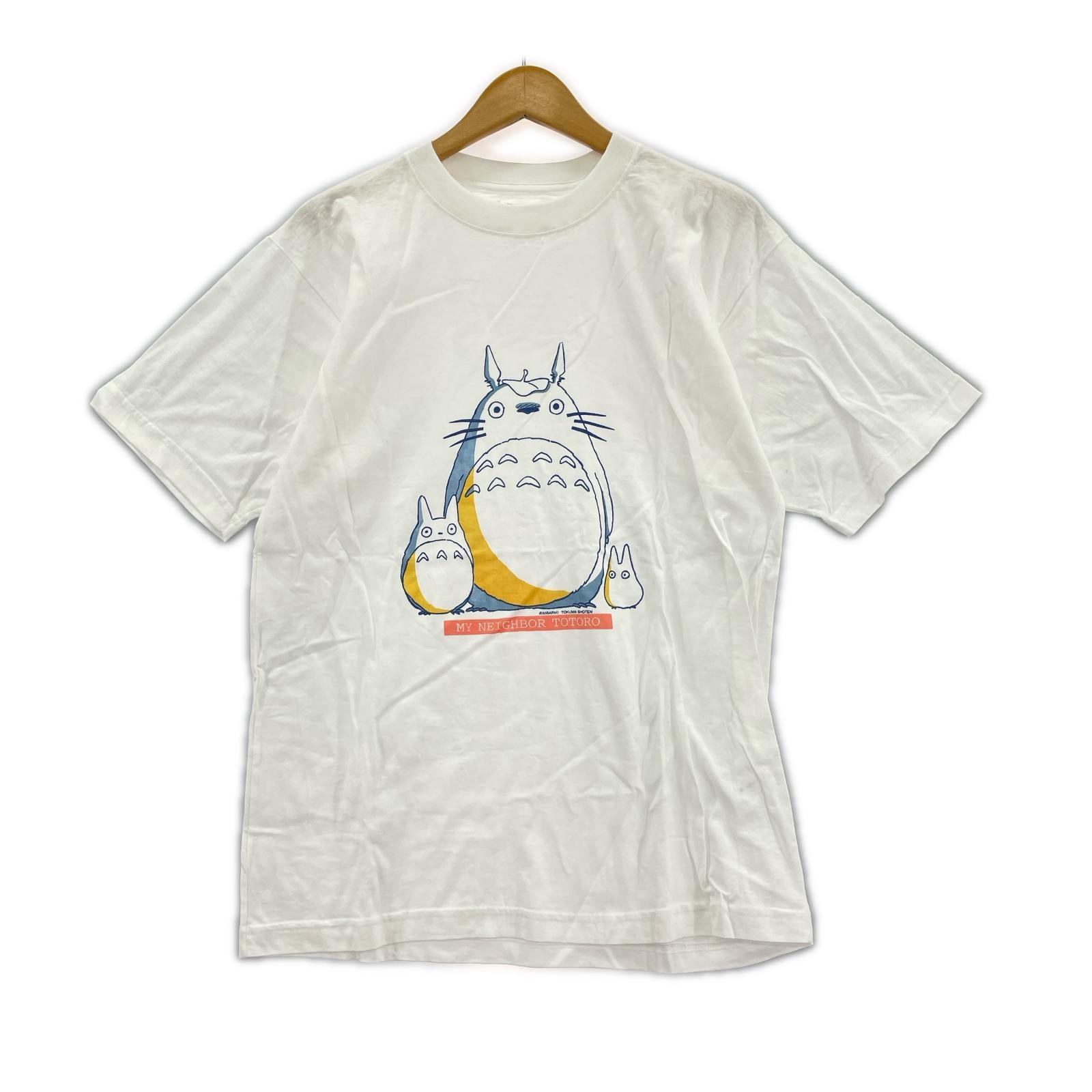 半袖Ｔシャツ 90ｓジブリがいっぱいcollection となりのトトロ ホワイト
