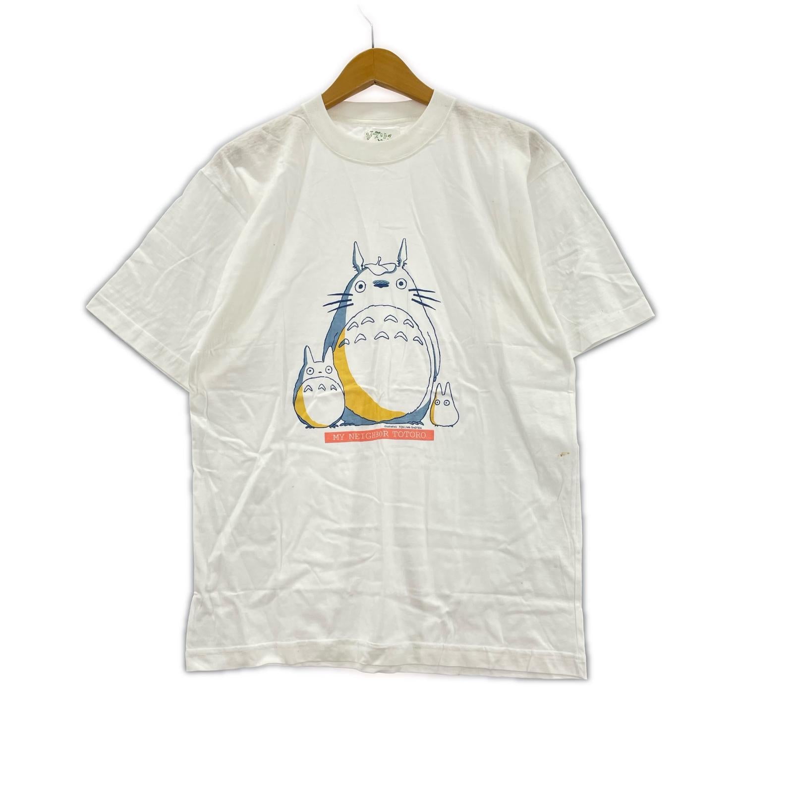 半袖Ｔシャツ 90ｓジブリがいっぱいcollection となりのトトロ ホワイト