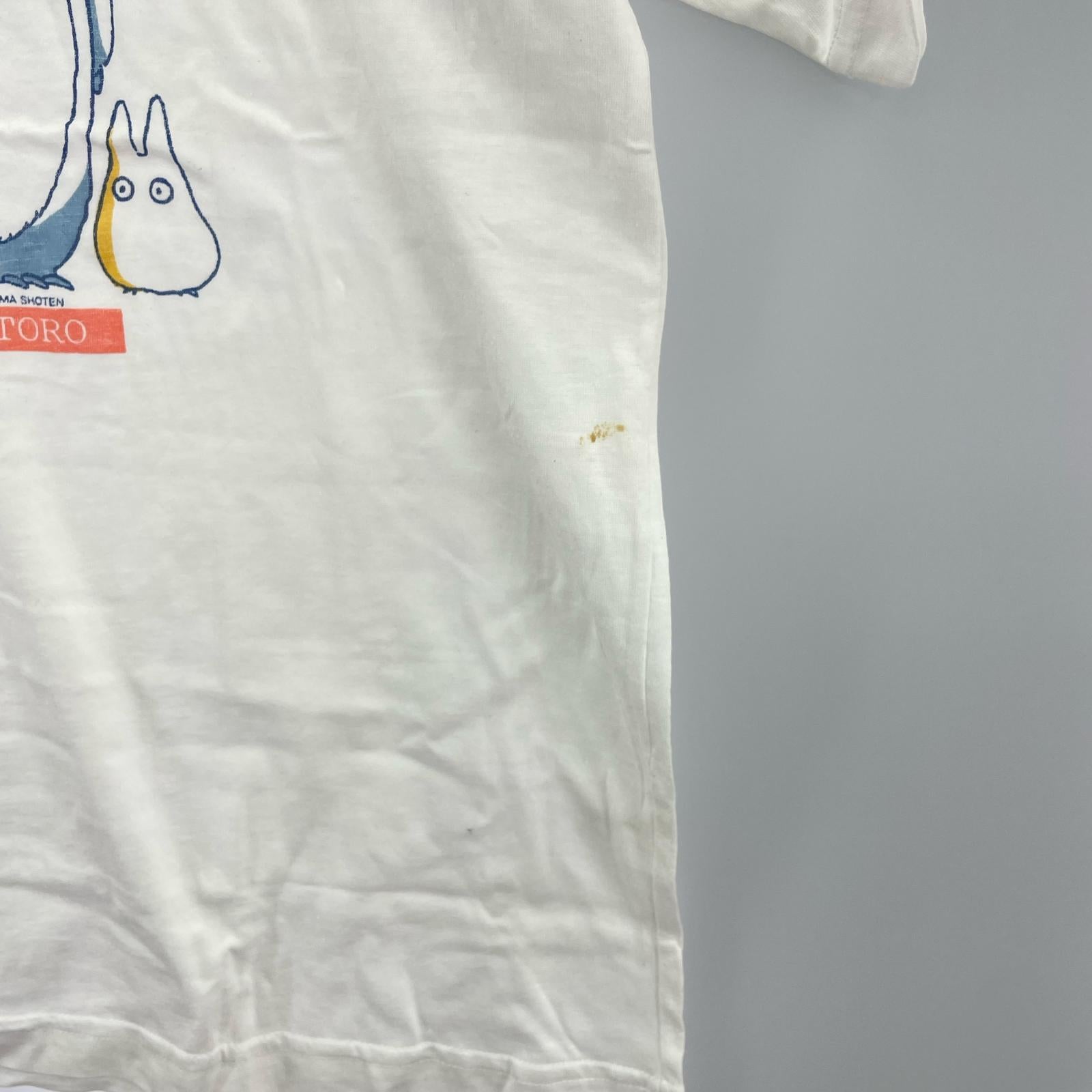 半袖Ｔシャツ 90ｓジブリがいっぱいcollection となりのトトロ ホワイト