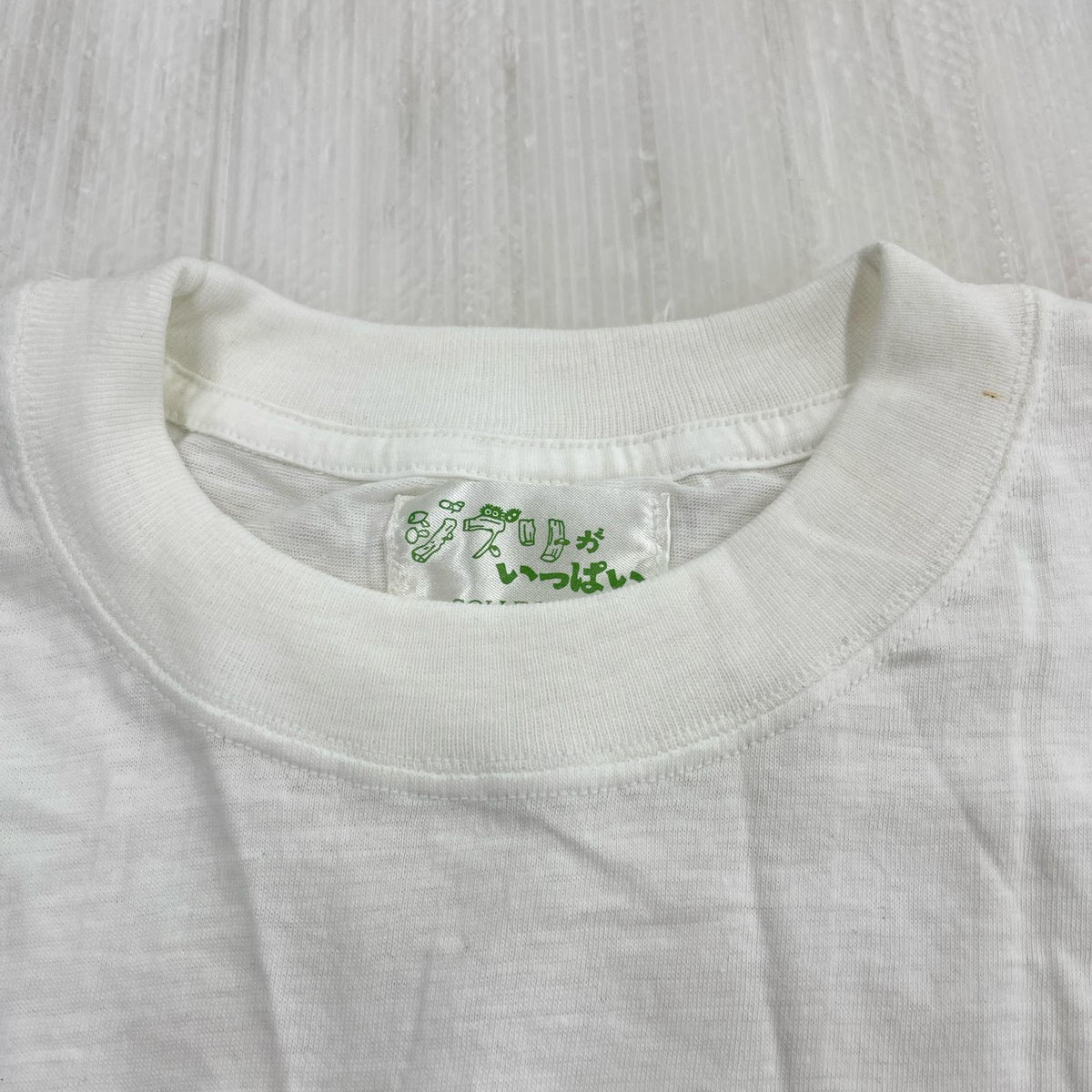 半袖Ｔシャツ 90ｓジブリがいっぱいcollection となりのトトロ ホワイト