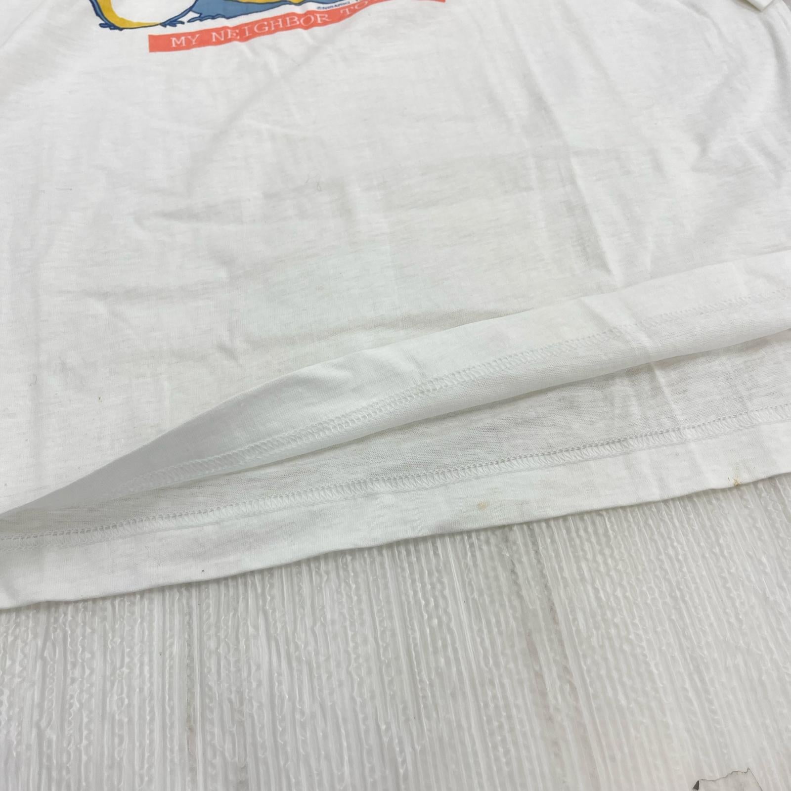 半袖Ｔシャツ 90ｓジブリがいっぱいcollection となりのトトロ ホワイト