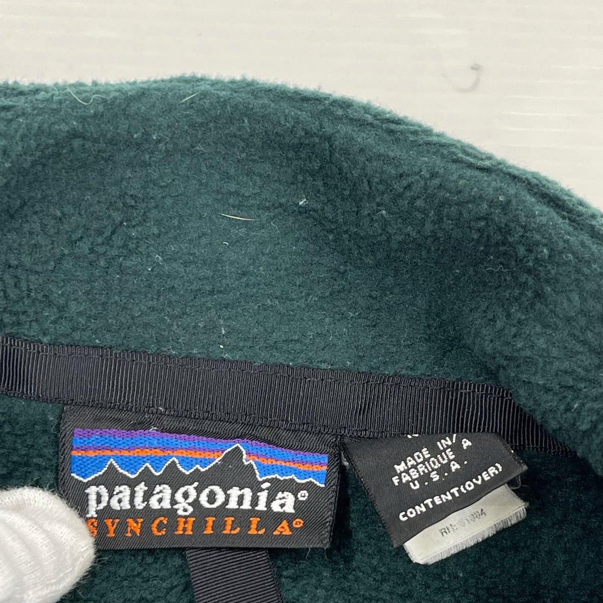 スウェット 90s Synchilla FleeceF Jacket GRN M M グリーン