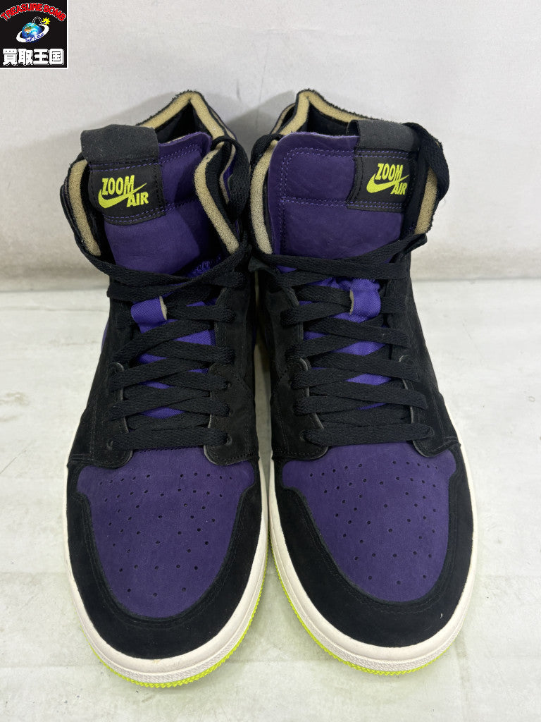 スニーカー WMNS AIR JORDAN 1 HIGH ZOOM/PLUM PURPLE