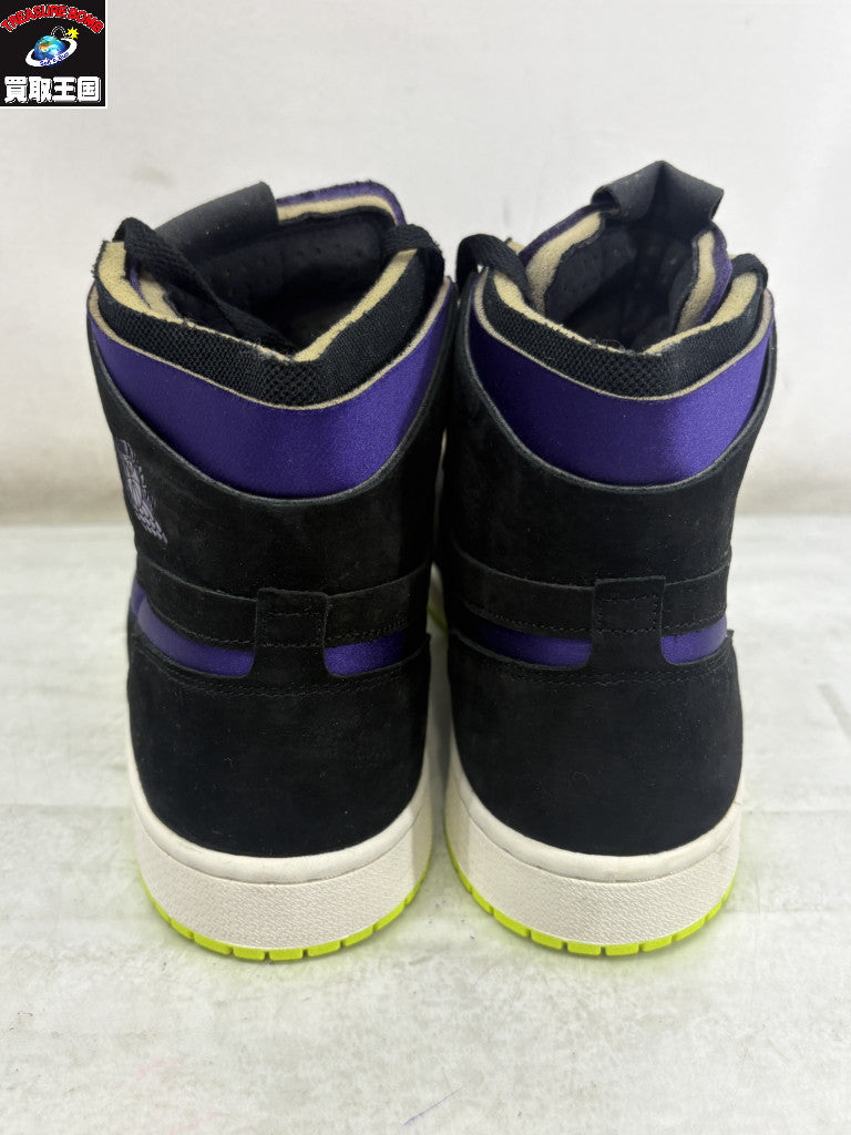 スニーカー WMNS AIR JORDAN 1 HIGH ZOOM/PLUM PURPLE