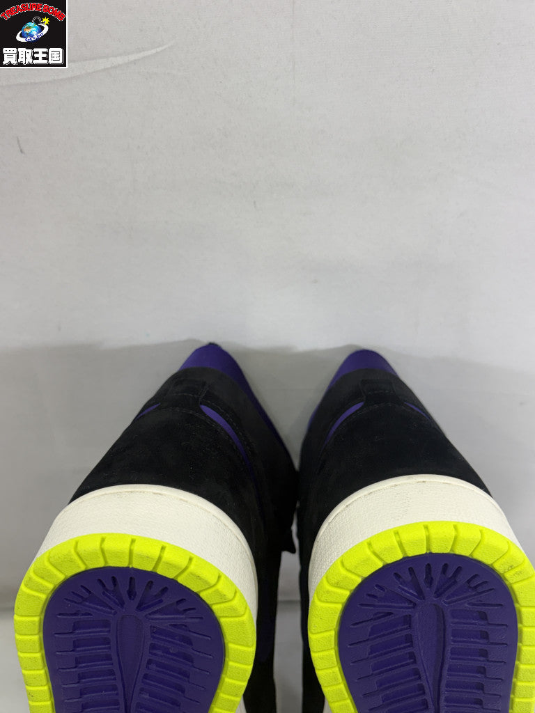 スニーカー WMNS AIR JORDAN 1 HIGH ZOOM/PLUM PURPLE