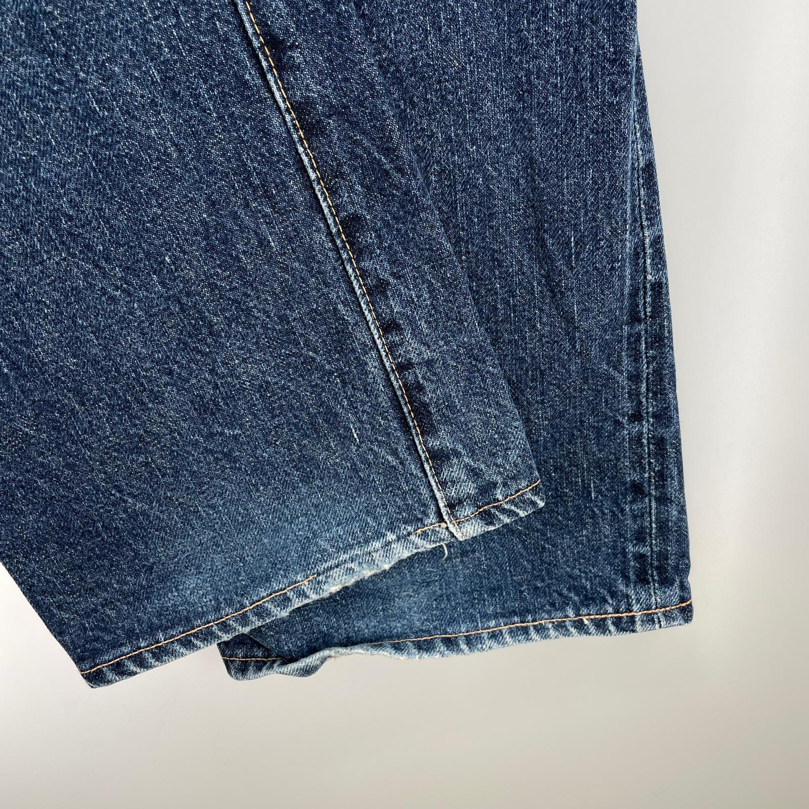 デニムパンツ REAL McCOY’S デニムパンツ Lot001 (W32L34) 32 ネイビー