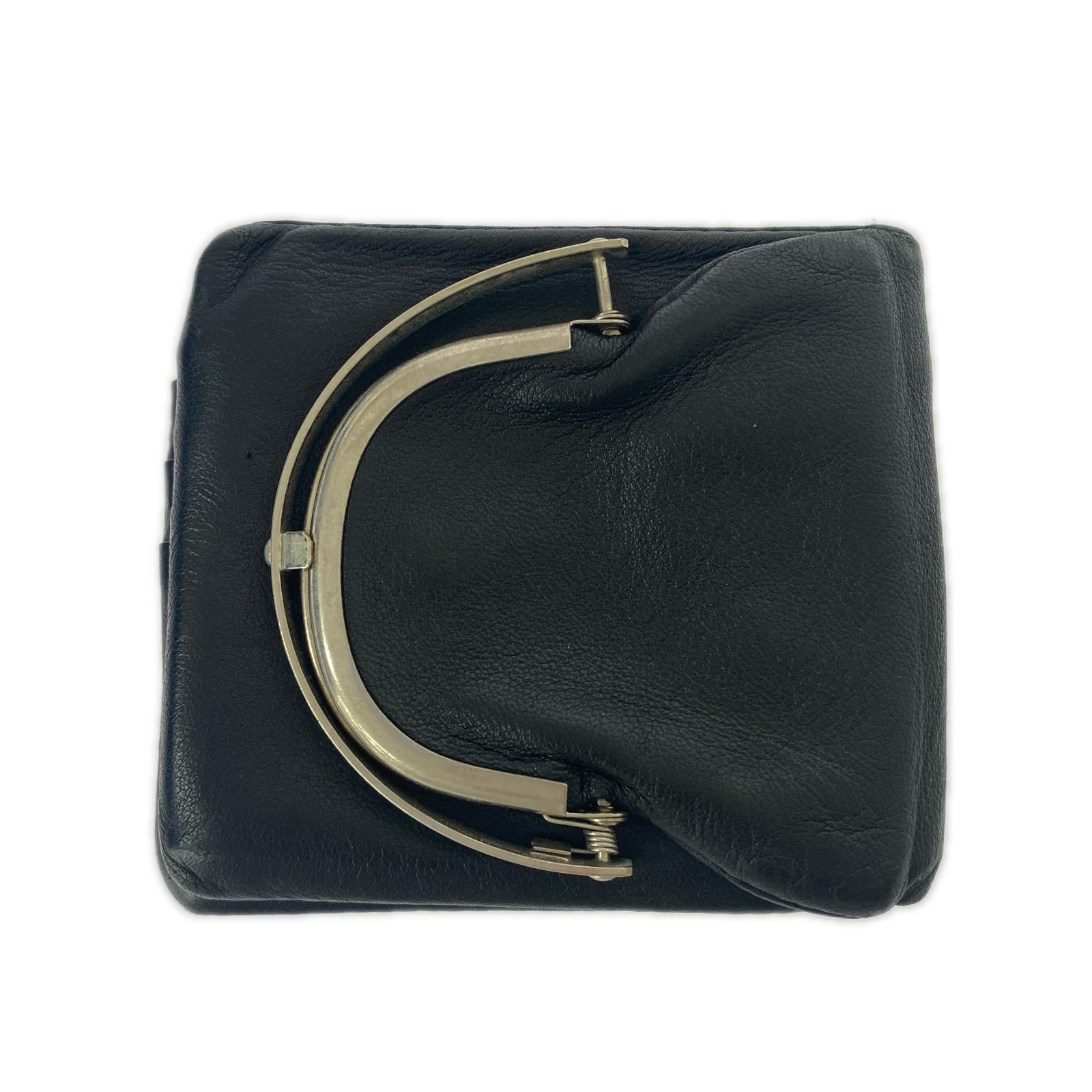 コインケース ED ROBERT JUDSON frame trifold wallet ブラック