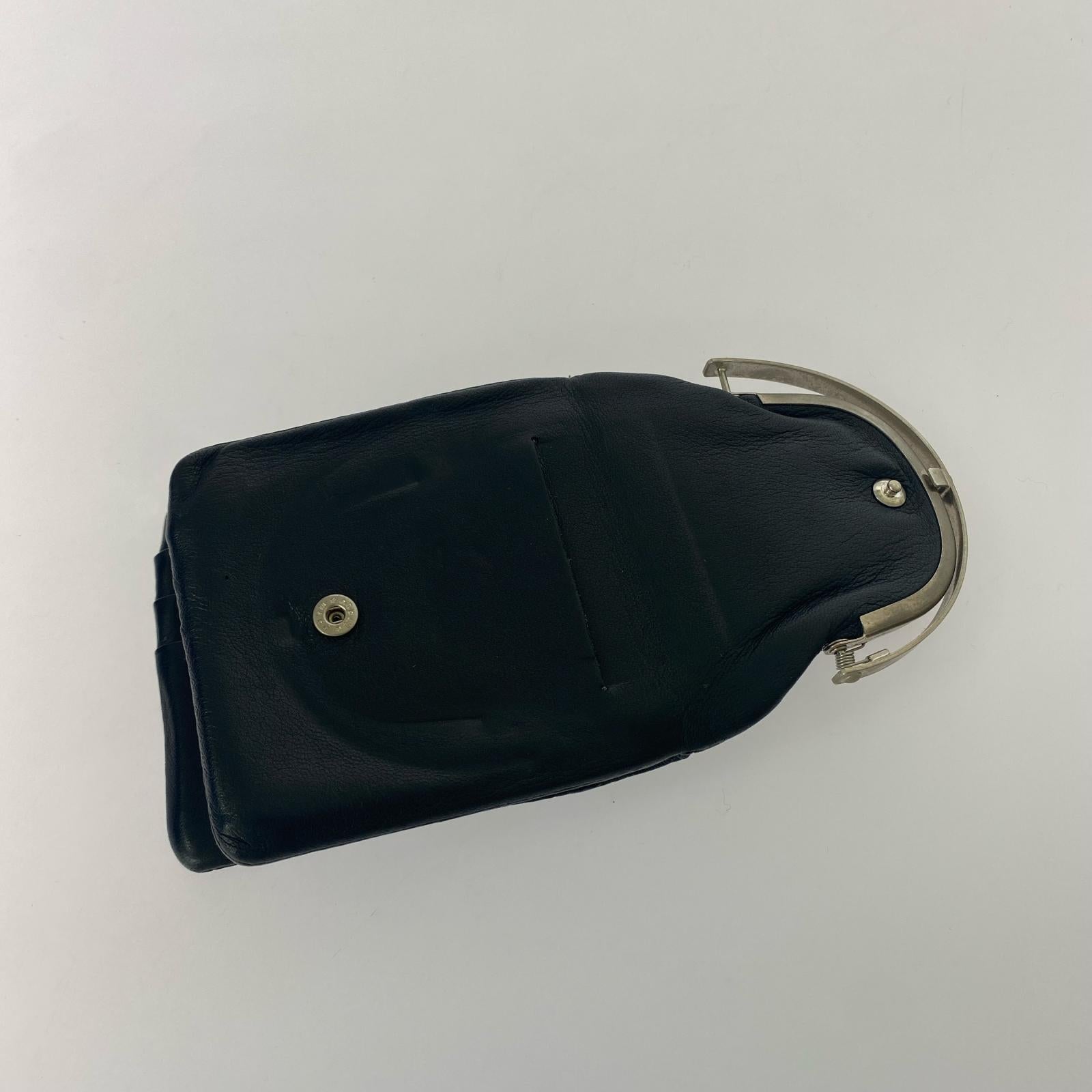 コインケース ED ROBERT JUDSON frame trifold wallet ブラック