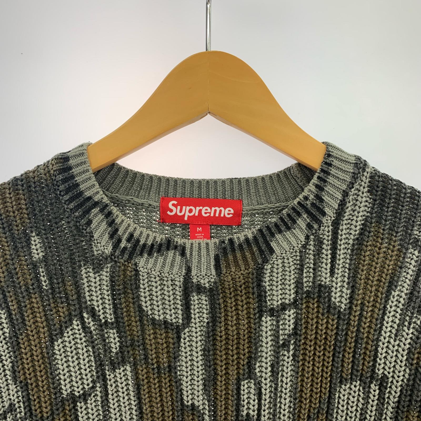 ニット Supreme 25SS Old English Printed Sweater M グリーン M
