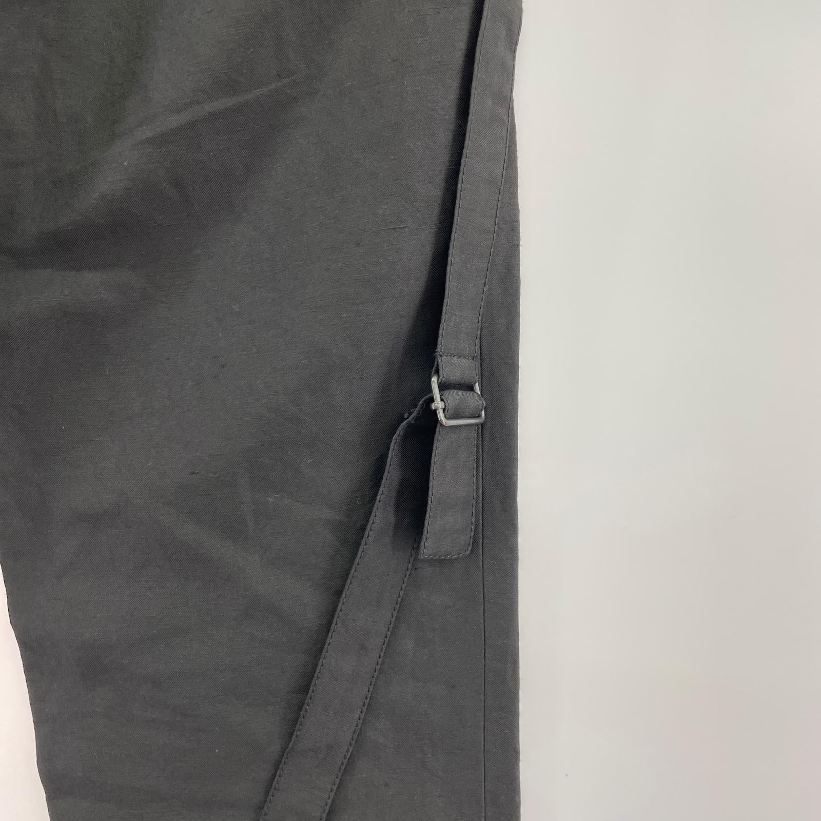 パンツ Ann DEMEULEMEESTER レーヨンパンツ 38 ブラック 38 ブラック