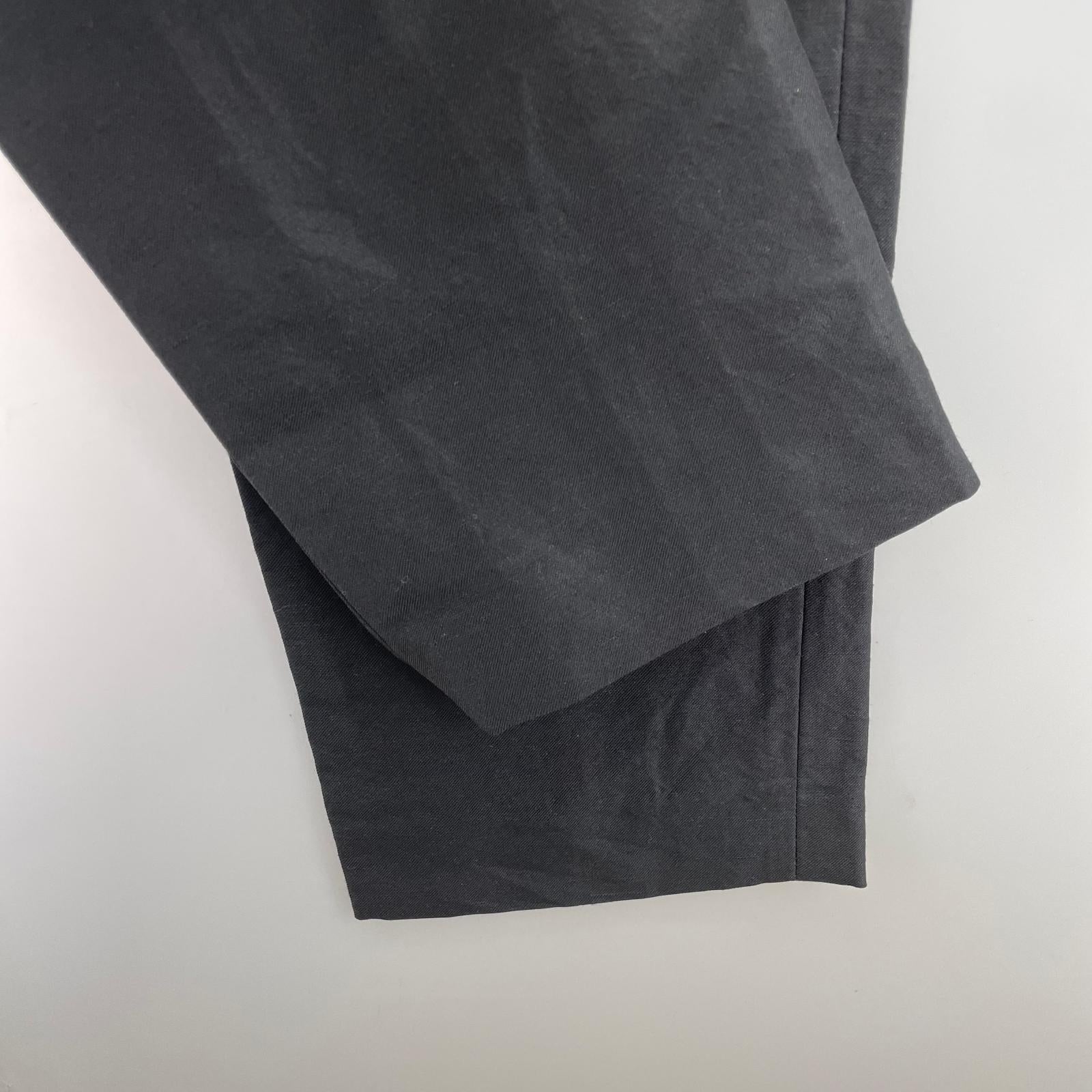 パンツ Ann DEMEULEMEESTER レーヨンパンツ 38 ブラック 38 ブラック