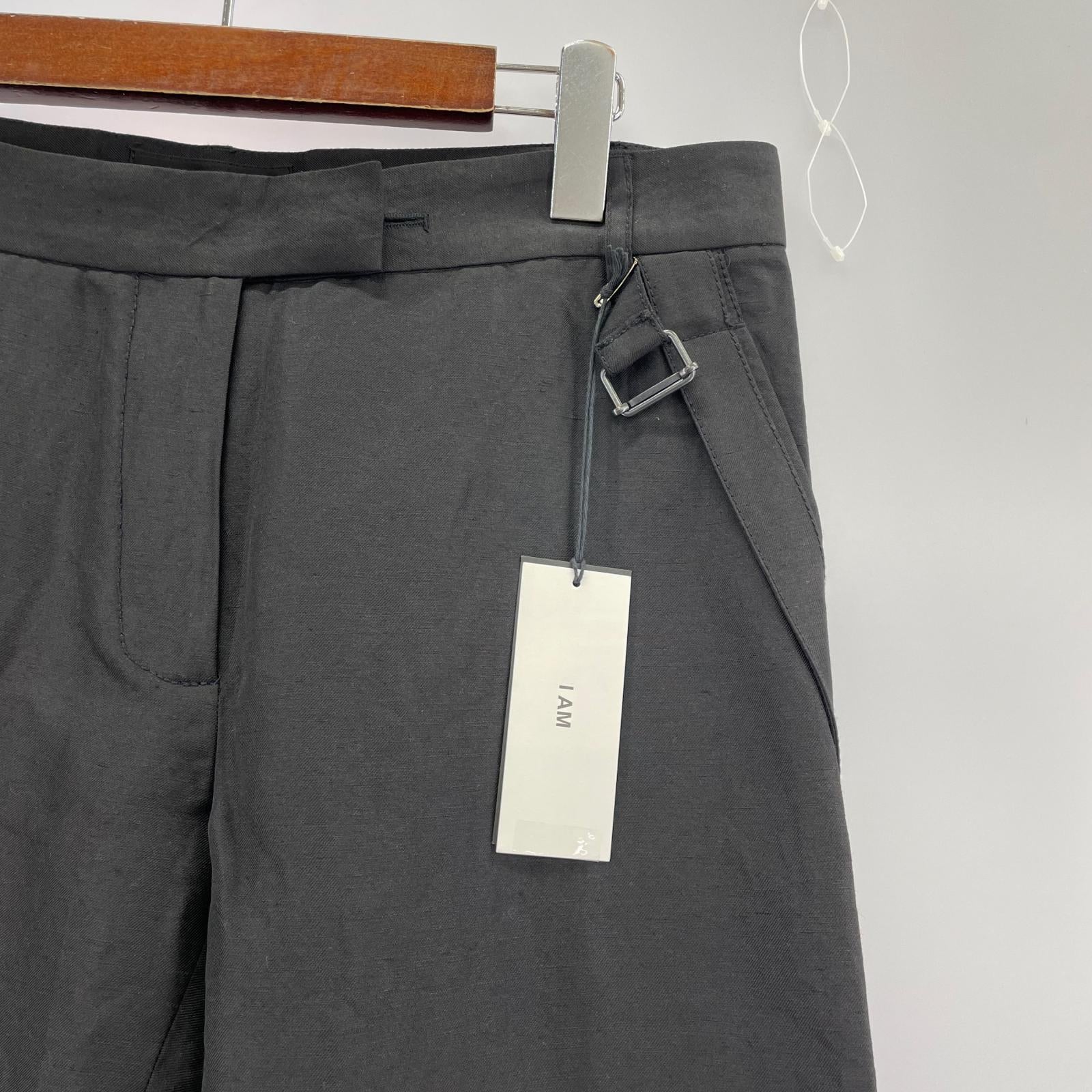 パンツ Ann DEMEULEMEESTER レーヨンパンツ 38 ブラック 38 ブラック