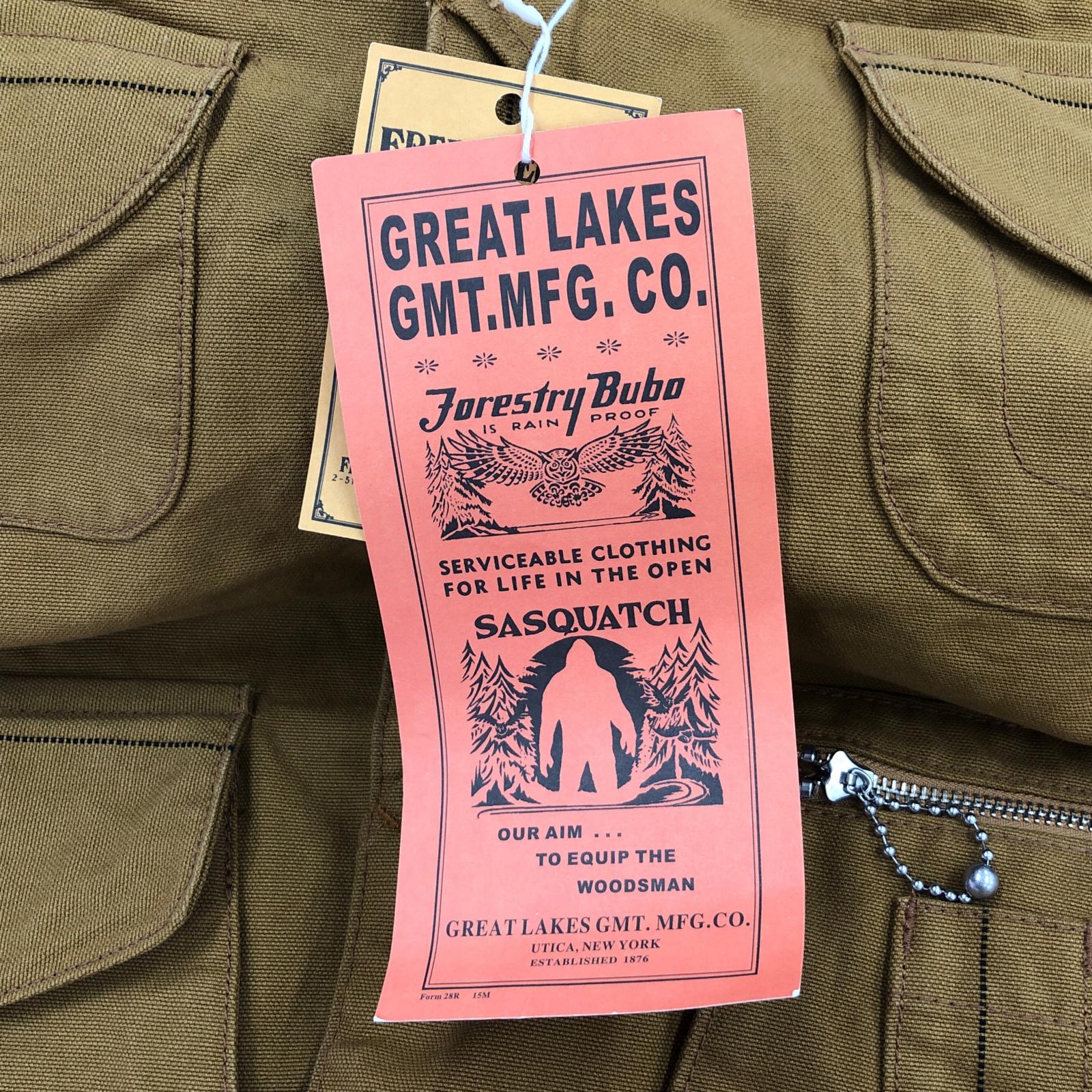 ジャケット GREAT LAKES GMT.MFG.CO　ハンティングジャケット 42 42 ブラウン