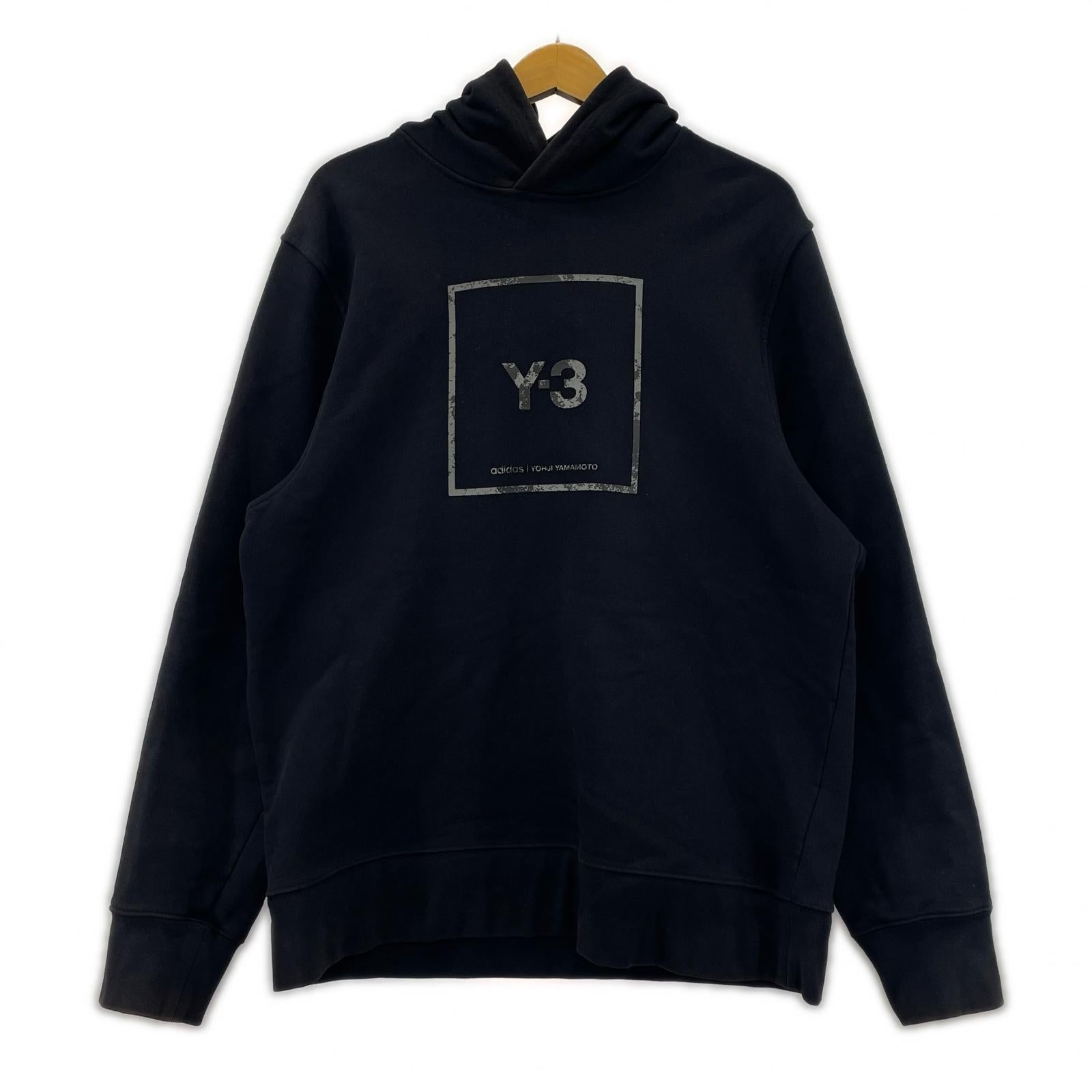 パーカー GV6056 U SQ LBL GRPHC HOODIE (M) M ブラック